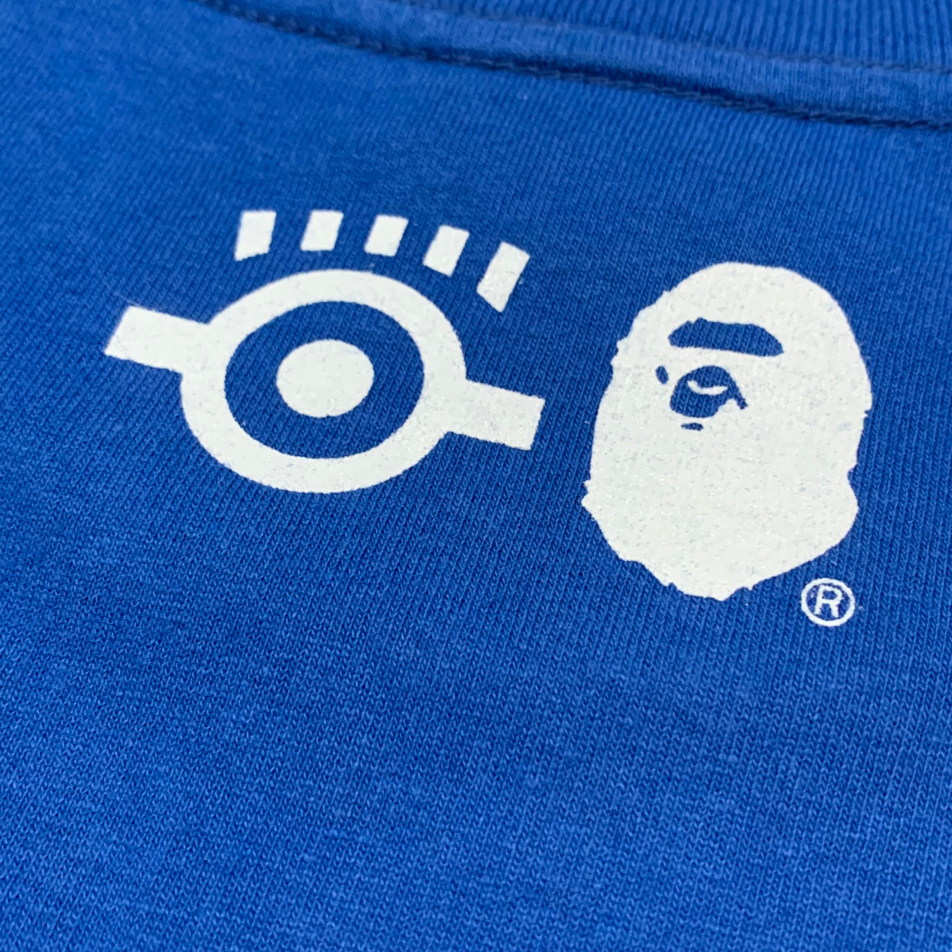 Bape Large Minions Baby Milo Blue Tee A Bathing Ape