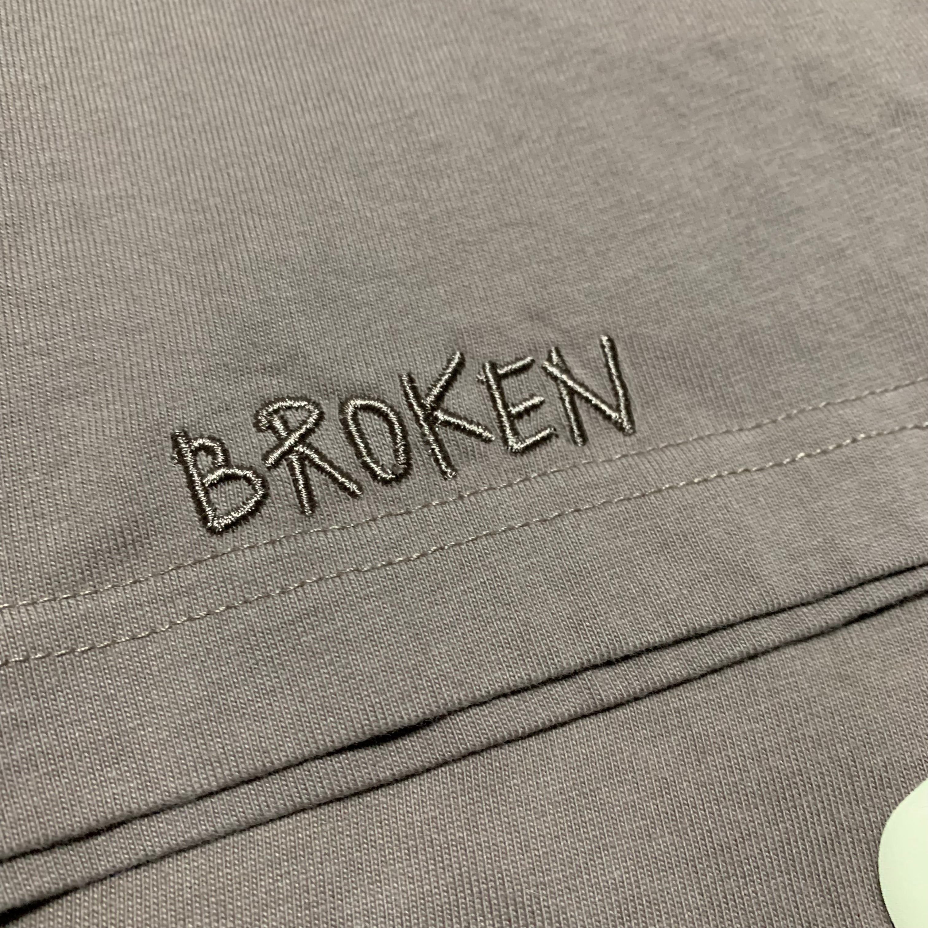Broken Planet Medium Cosmic Connections Taupe Brown Tee 2022