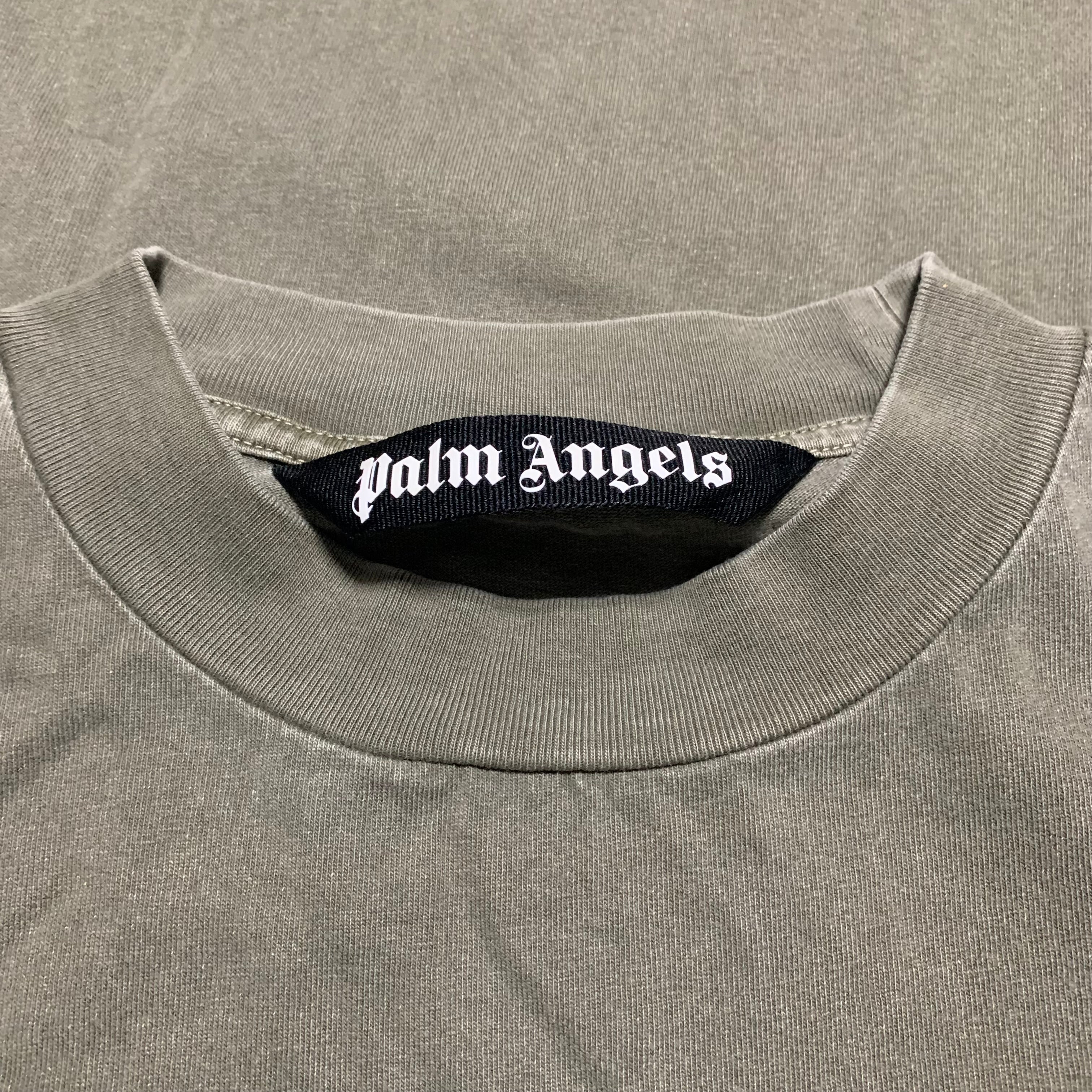 Palm Angels Medium Kill The Bear Green Tee