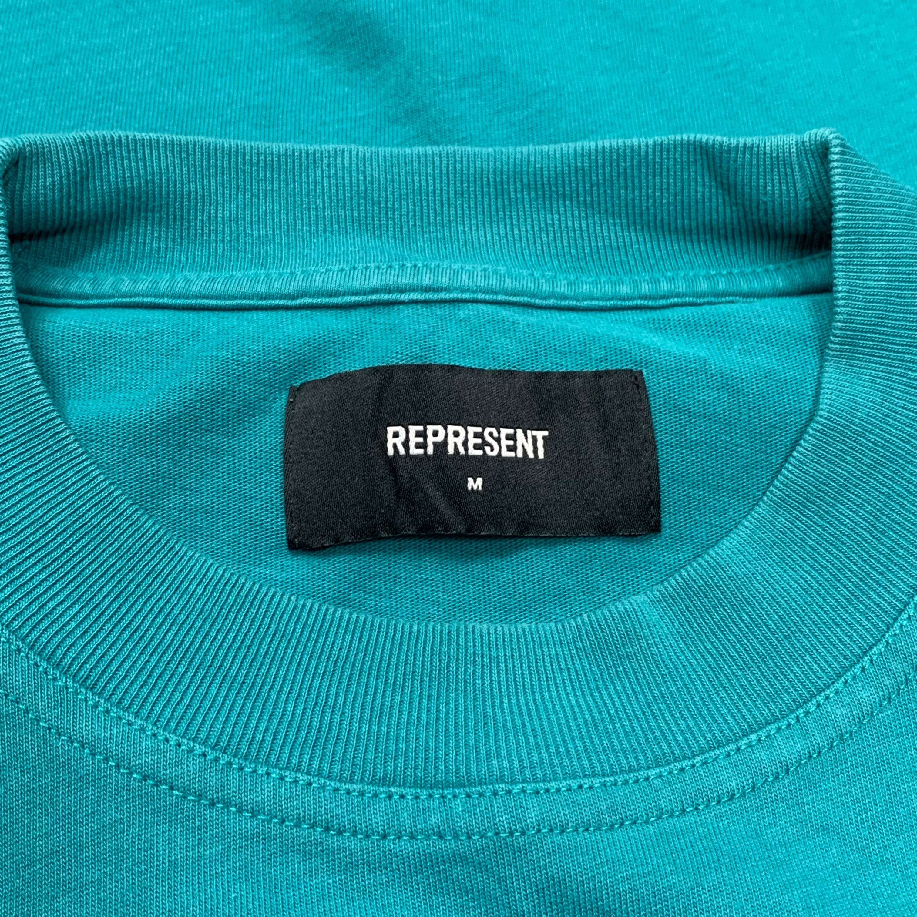 Represent Medium Tee Owners Club Teal T-Shirt