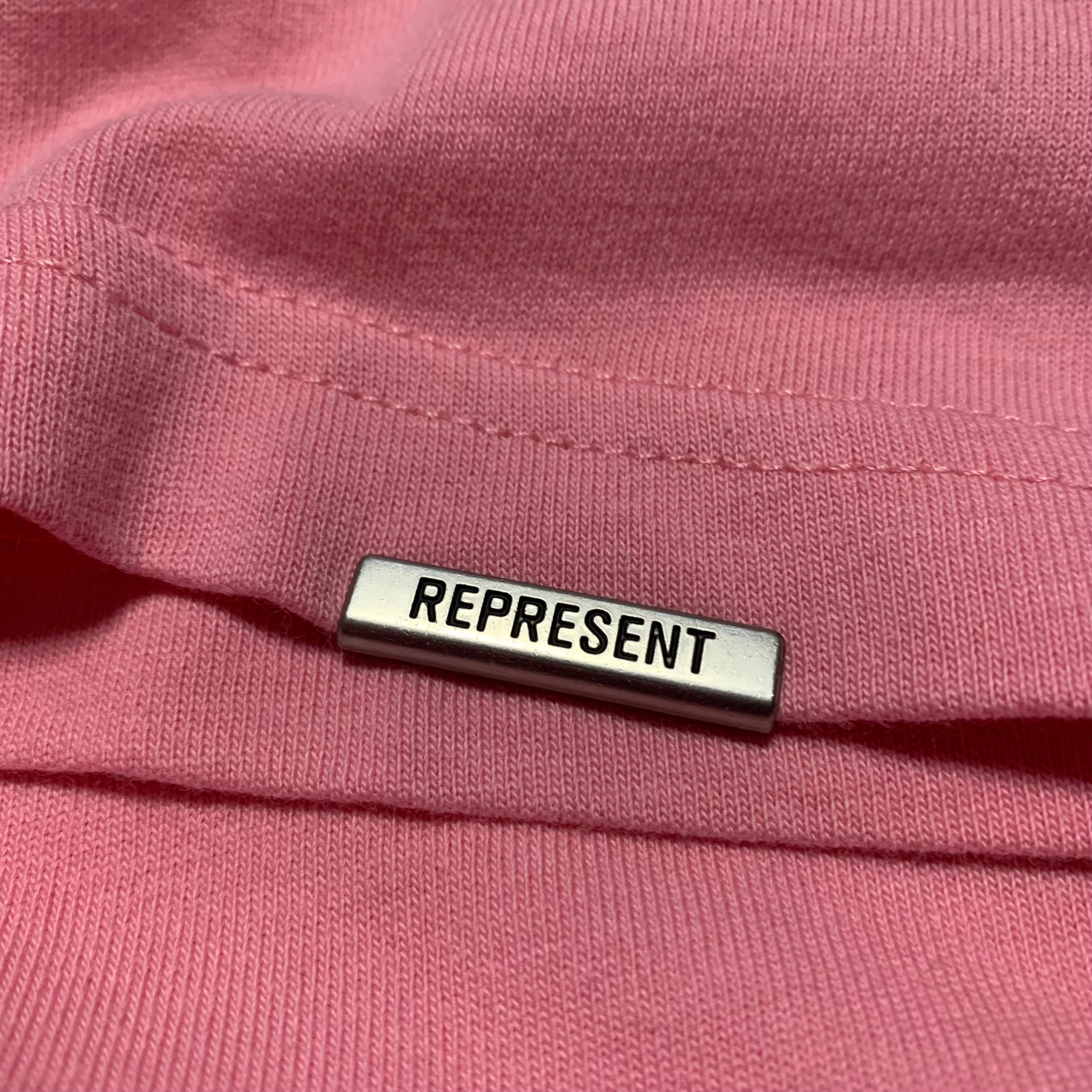 Represent Small Owners Club Script Pink Tee
