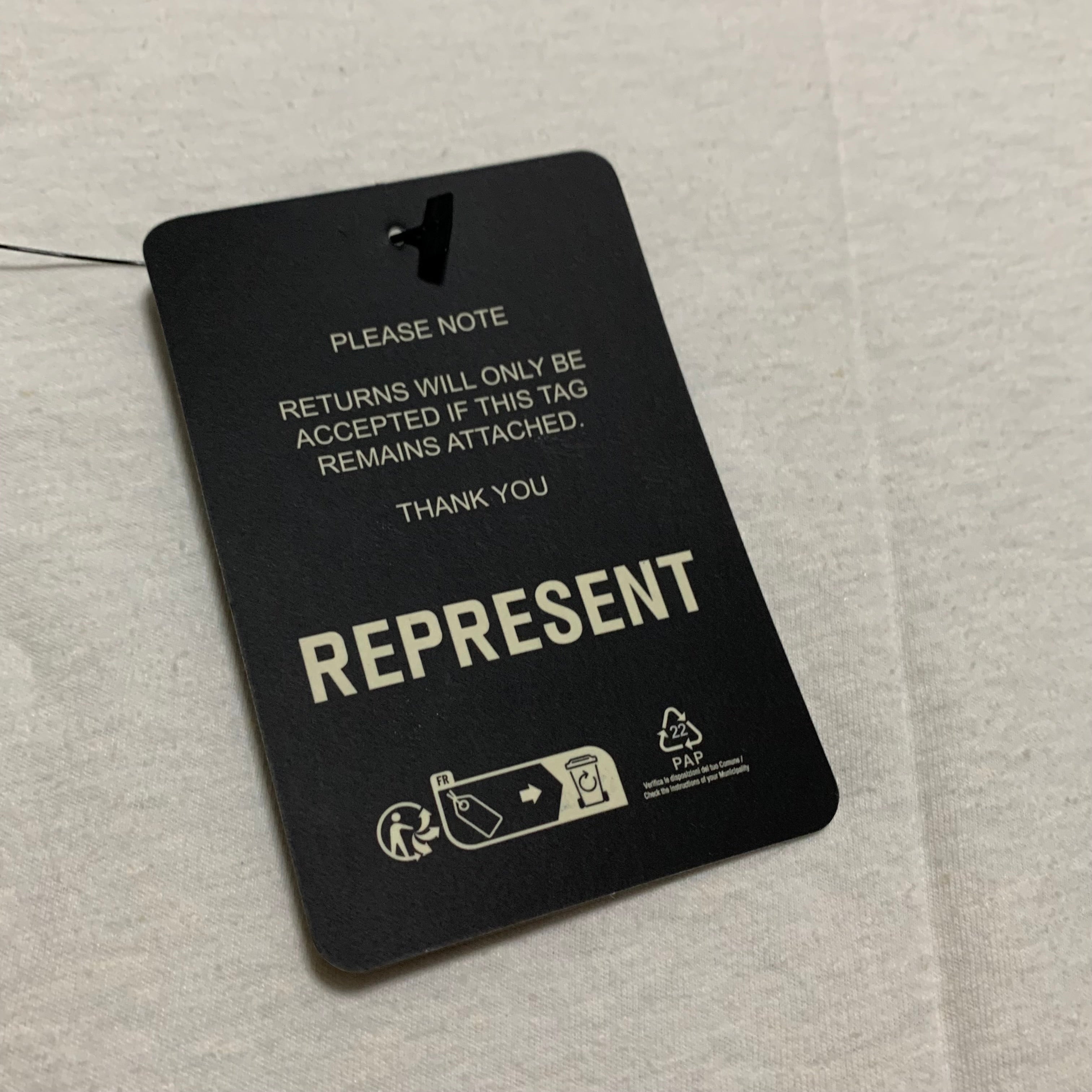 Represent XS Team Rep Flat White Tee