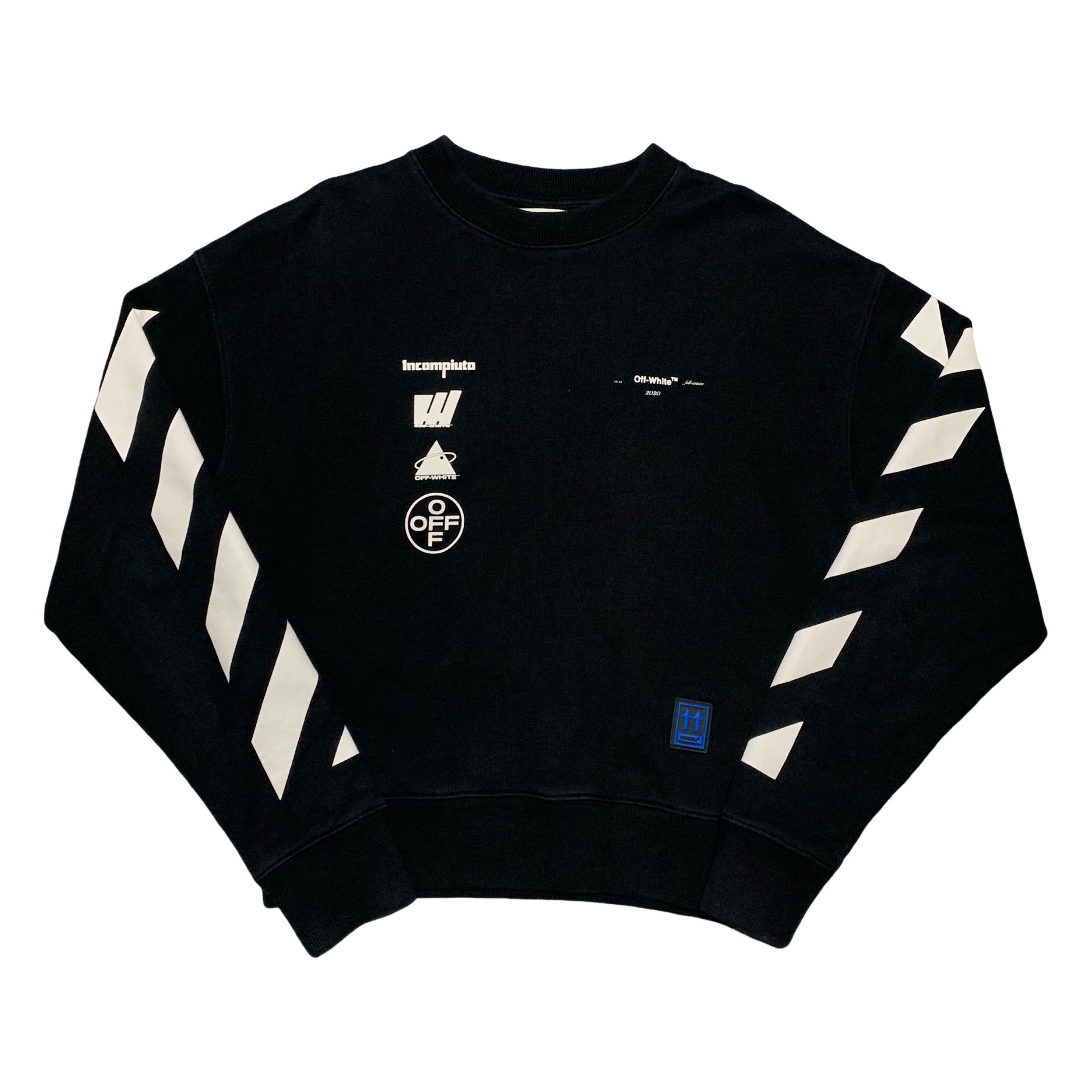 Off White XS Mariana Silva Painting Black Sweatshirt Crewneck Virgil Abloh