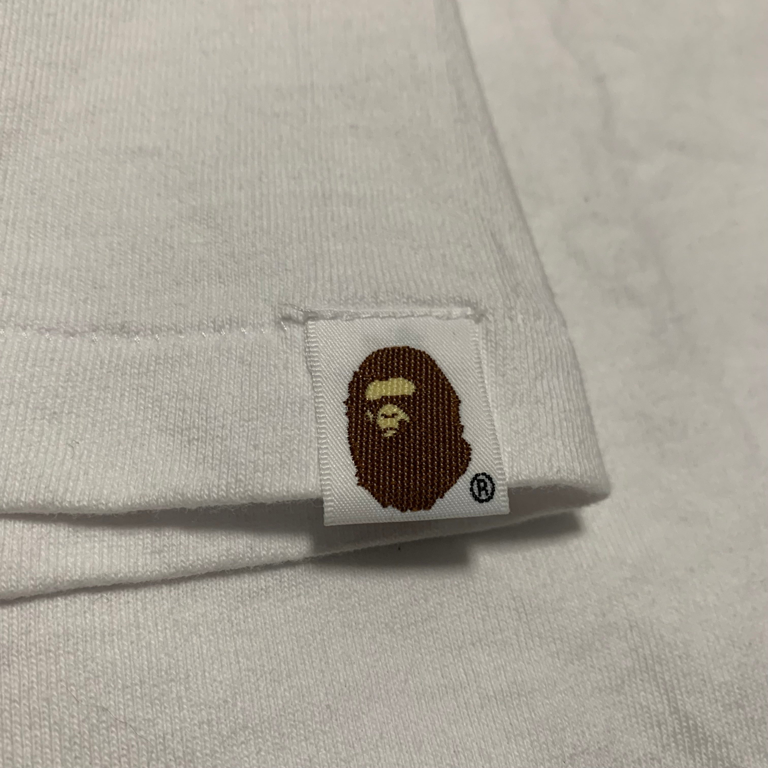 Bape Medium Busy Works Camo White Tee A Bathing Ape