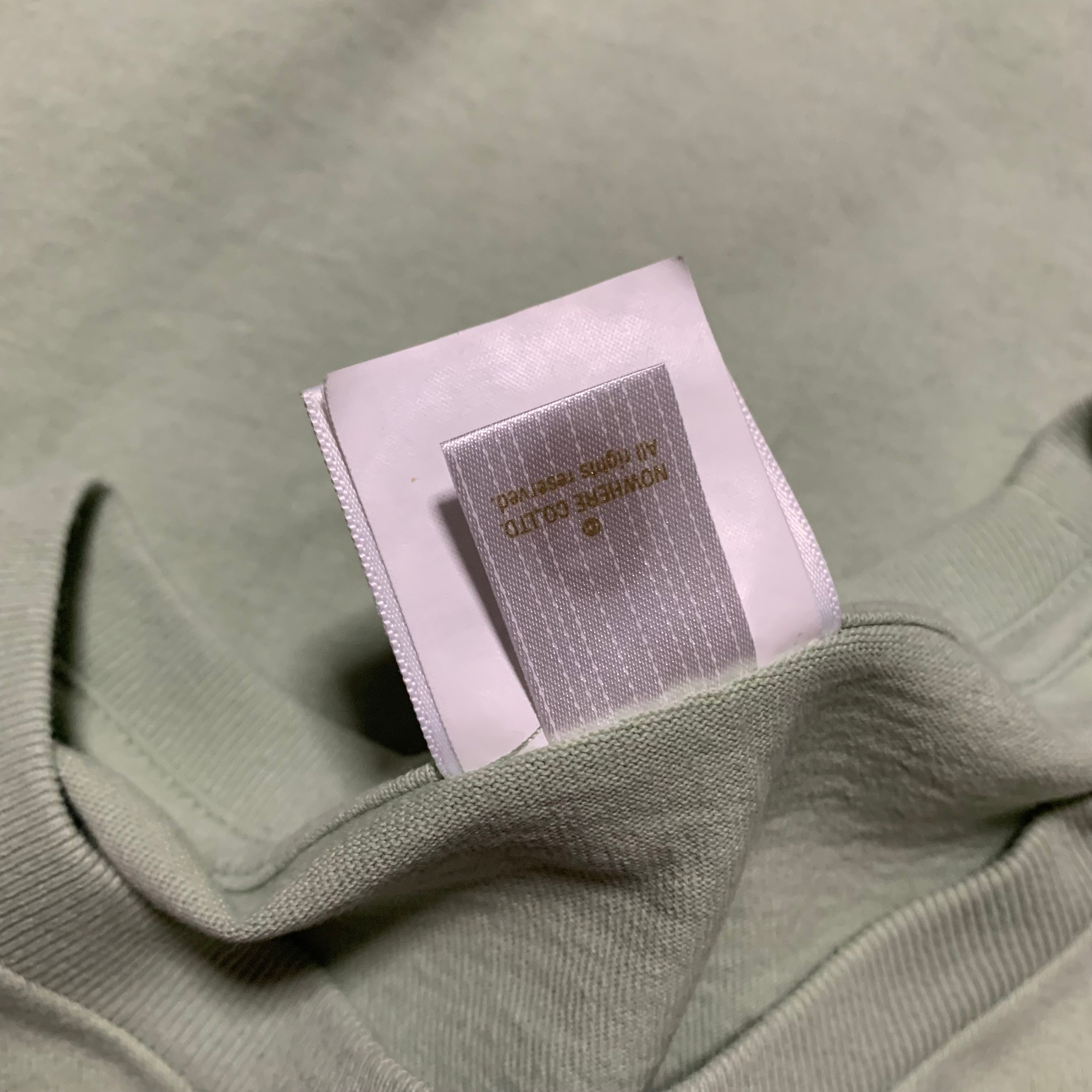 Bape Medium Broken College Green Tee A Bathing Ape