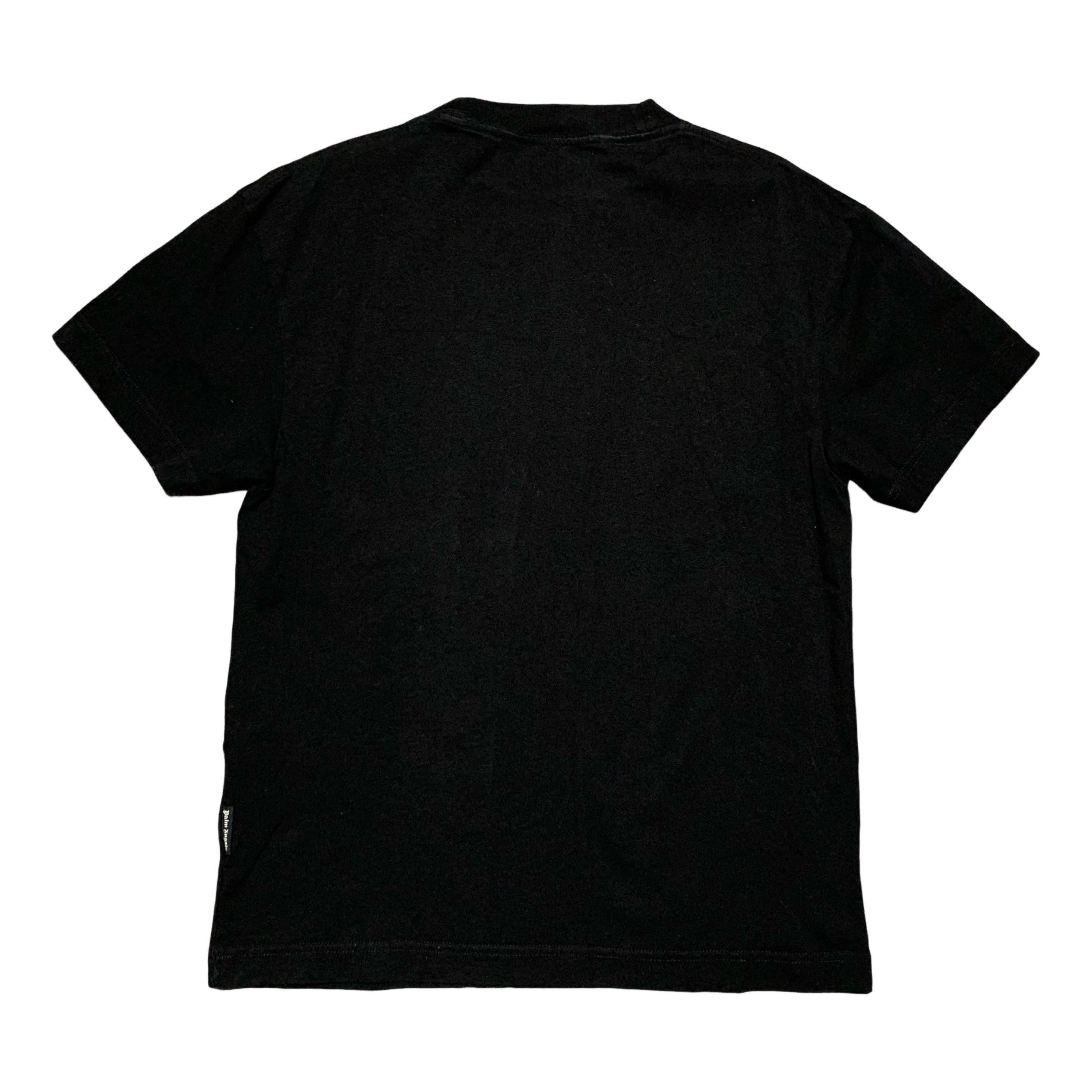 Palm Angels Small Sprayed Star Black Tee