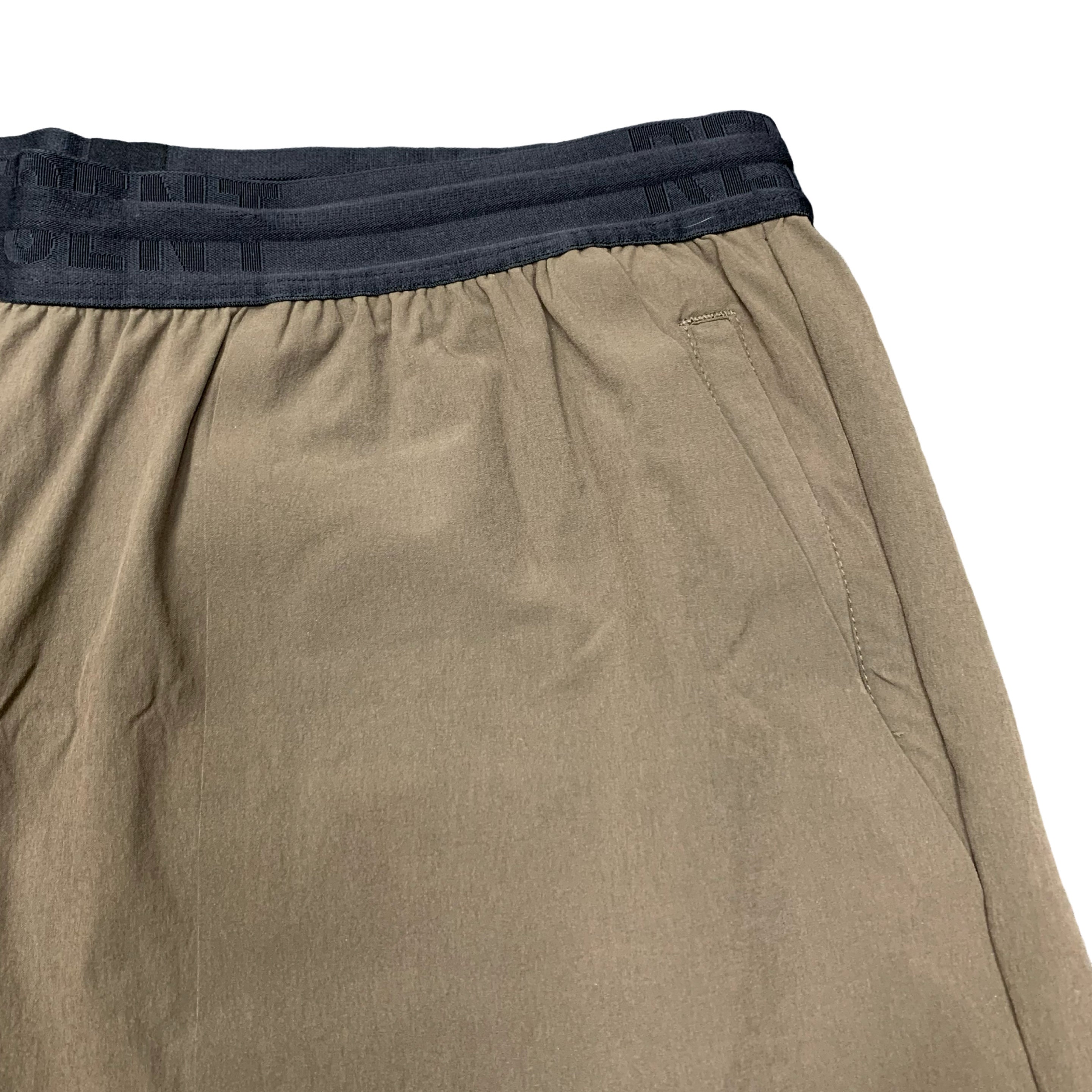 Represent Medium Shorts Fused Brown Gym Bottoms