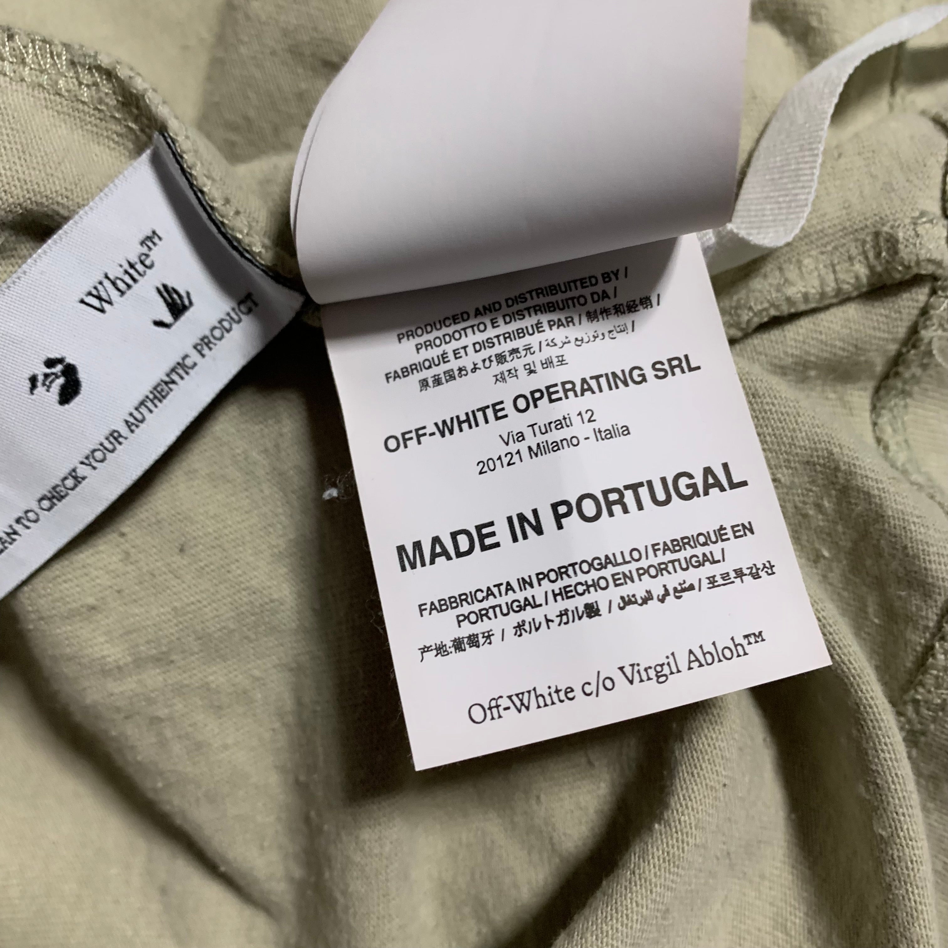 Off White Medium Paint Splatter Beige Tee Virgil Abloh