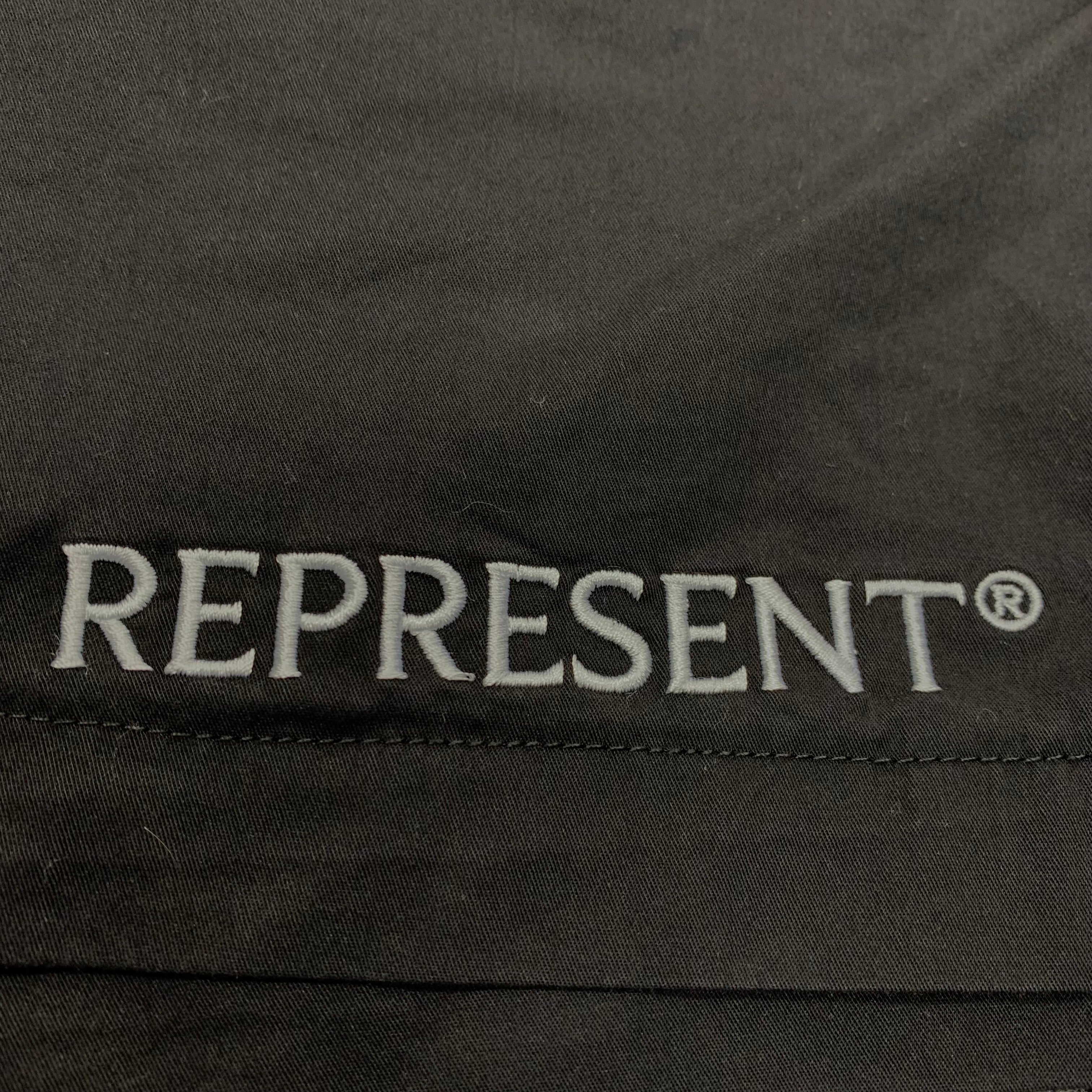 Represent XS Shorts Jet Black Bottoms (RRP £105)