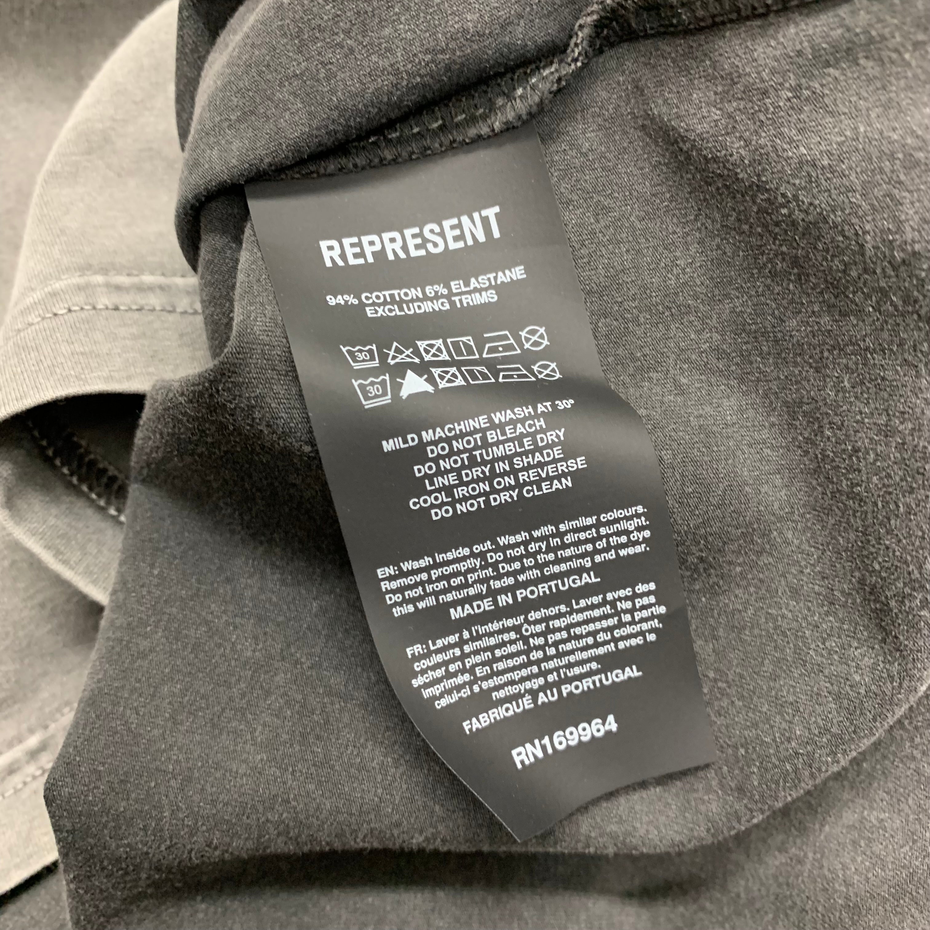Represent Large Tee 247 Vintage Grey T-Shirt On A Mission