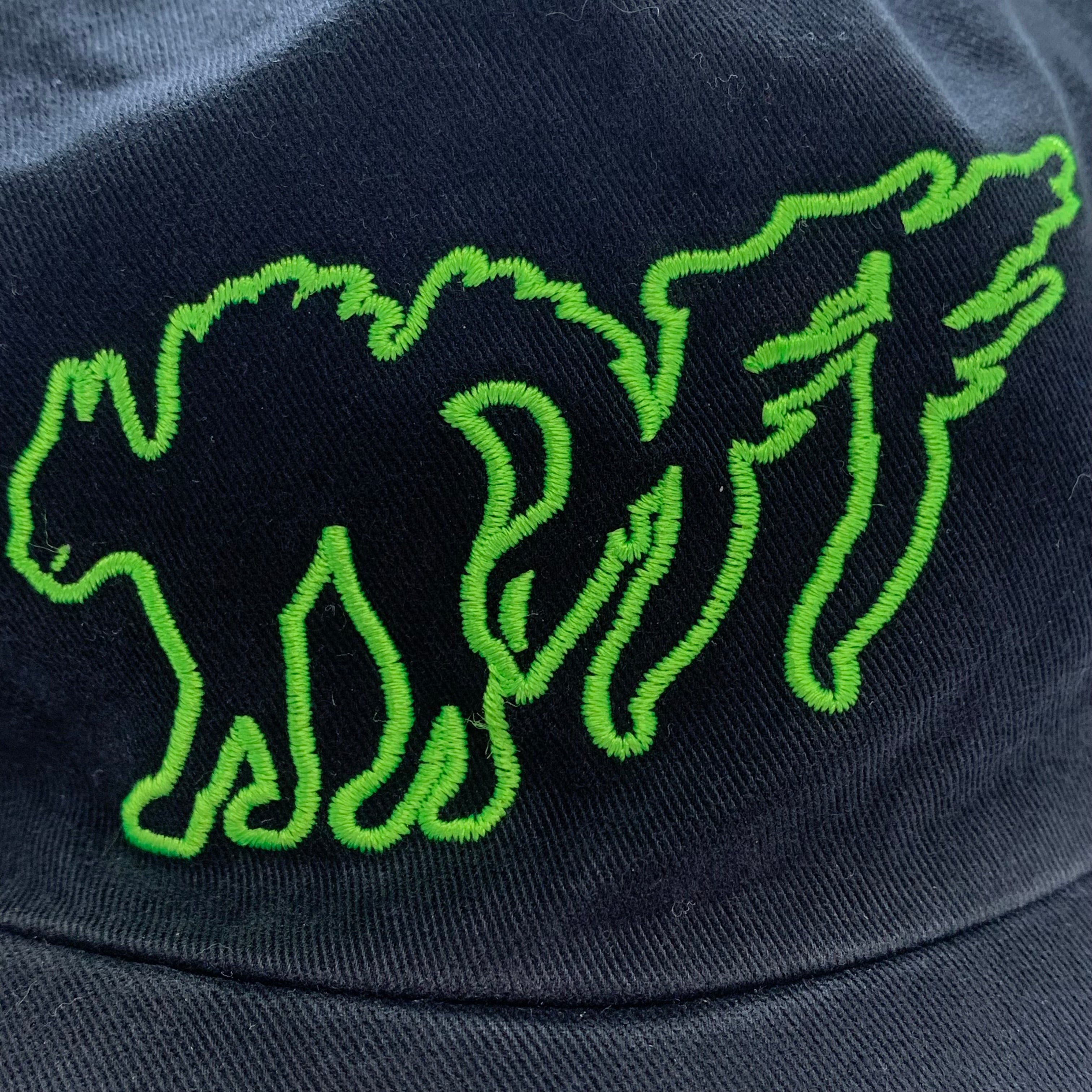 Off White Cap Mad Cat Black Cap Hat Virgil Abloh