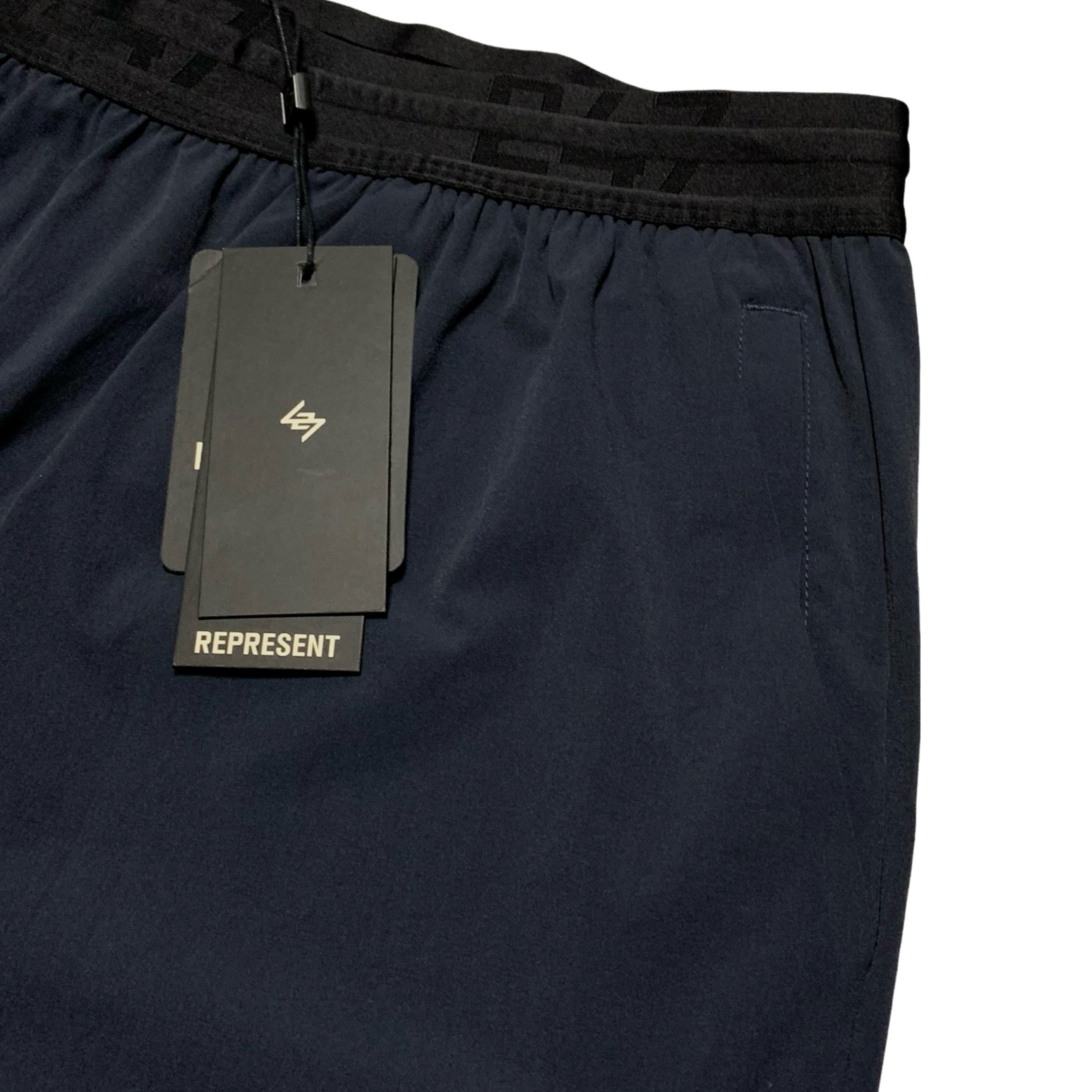 Represent XL Shorts Blue 247 Fused Gym Bottoms