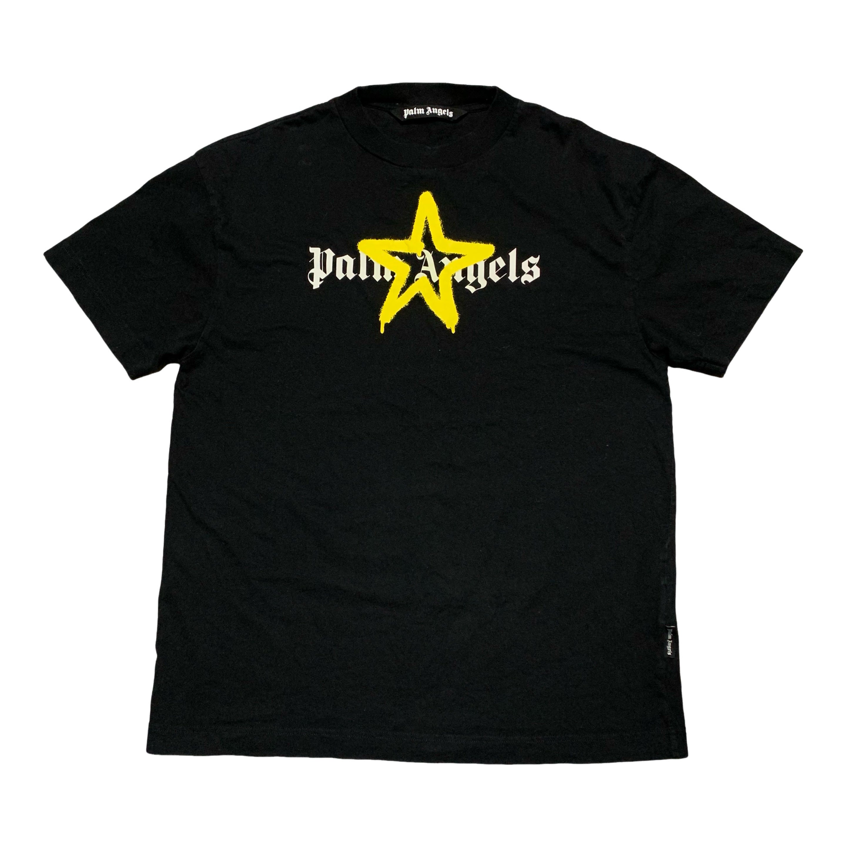 Palm Angels XXL Sprayed Star Black Tee