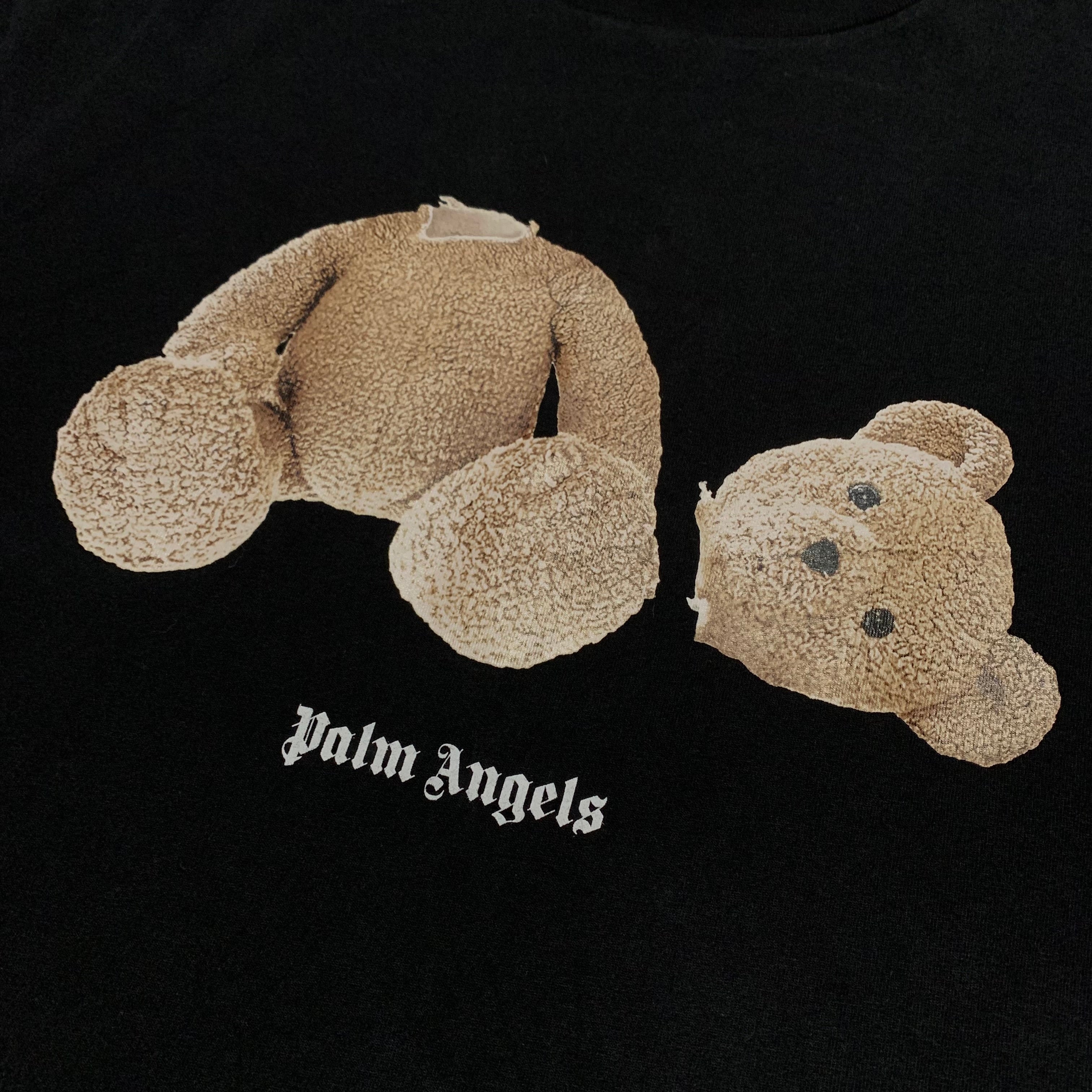 Palm Angels Medium Kill The Bear Black Tee