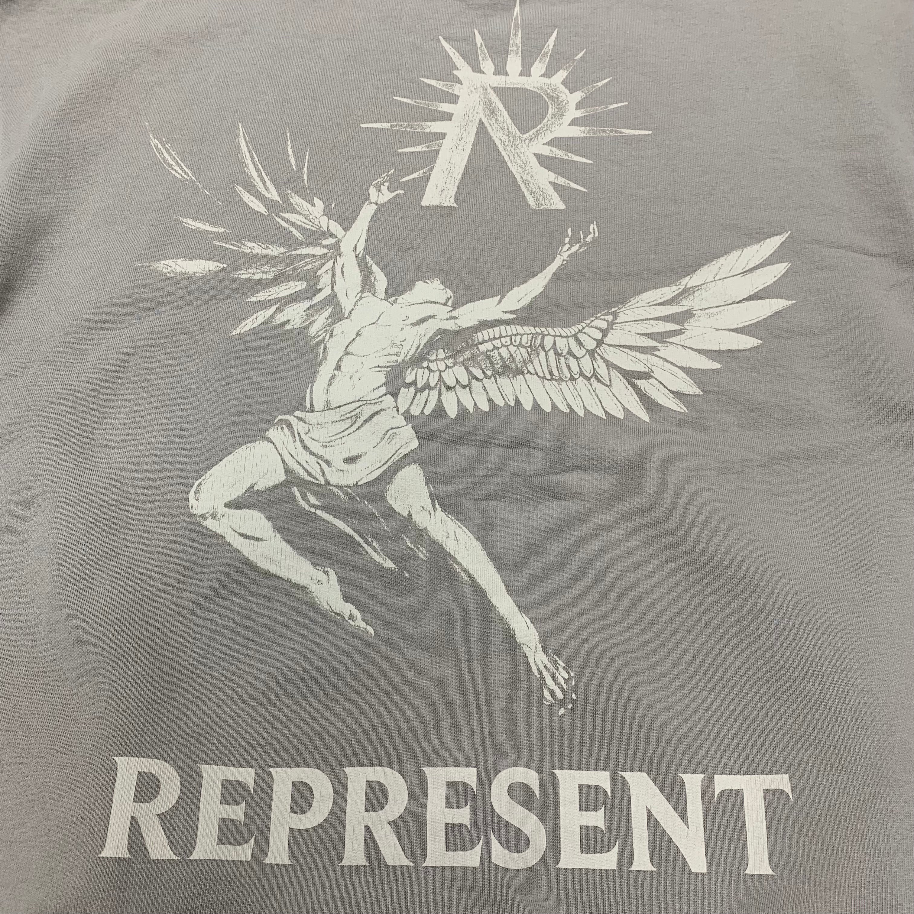 Represent XS Icarus Beige Taupe Sweater Sweatshirt Crewneck