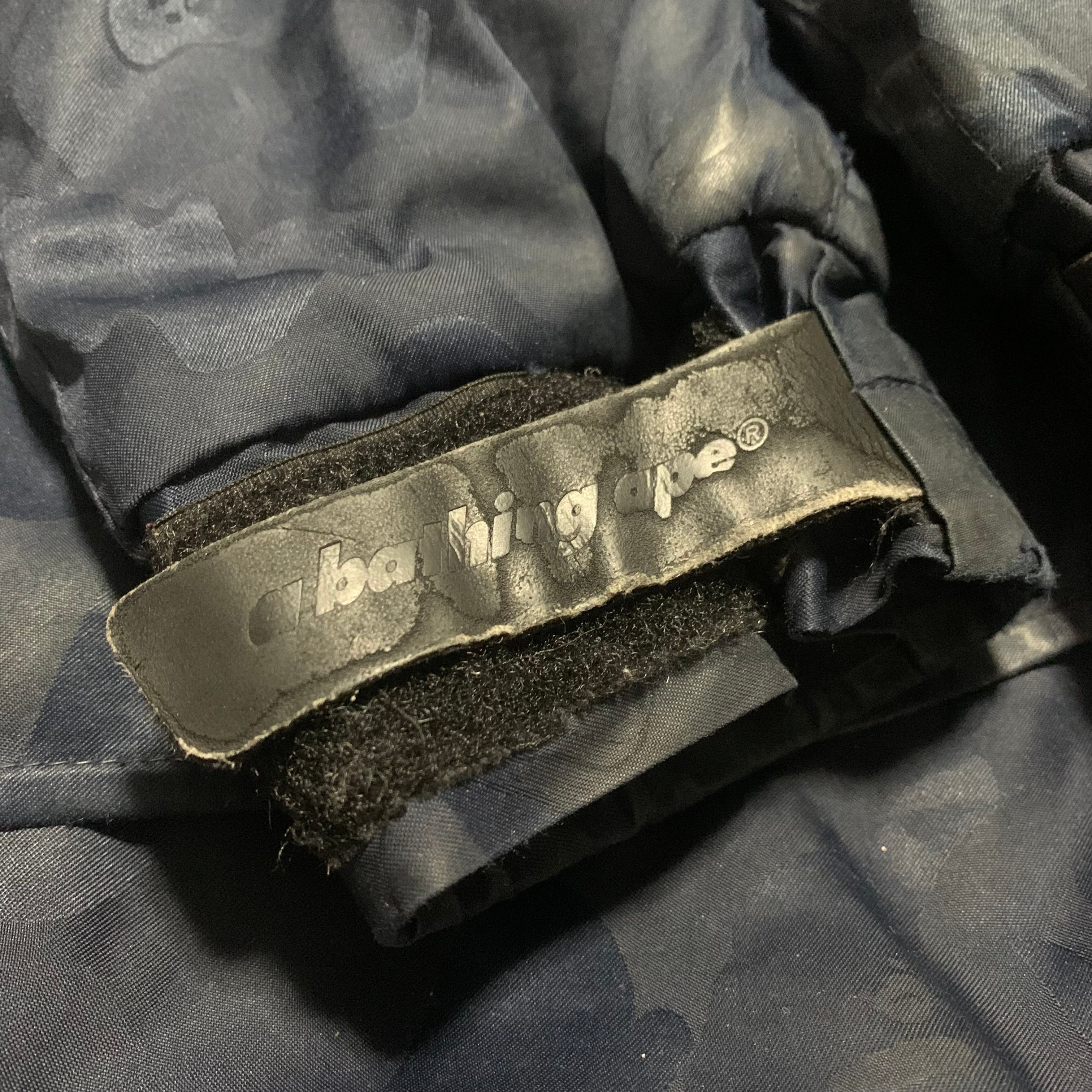Bape Small Snowboard Jacket Blue Camo A Bathing Ape