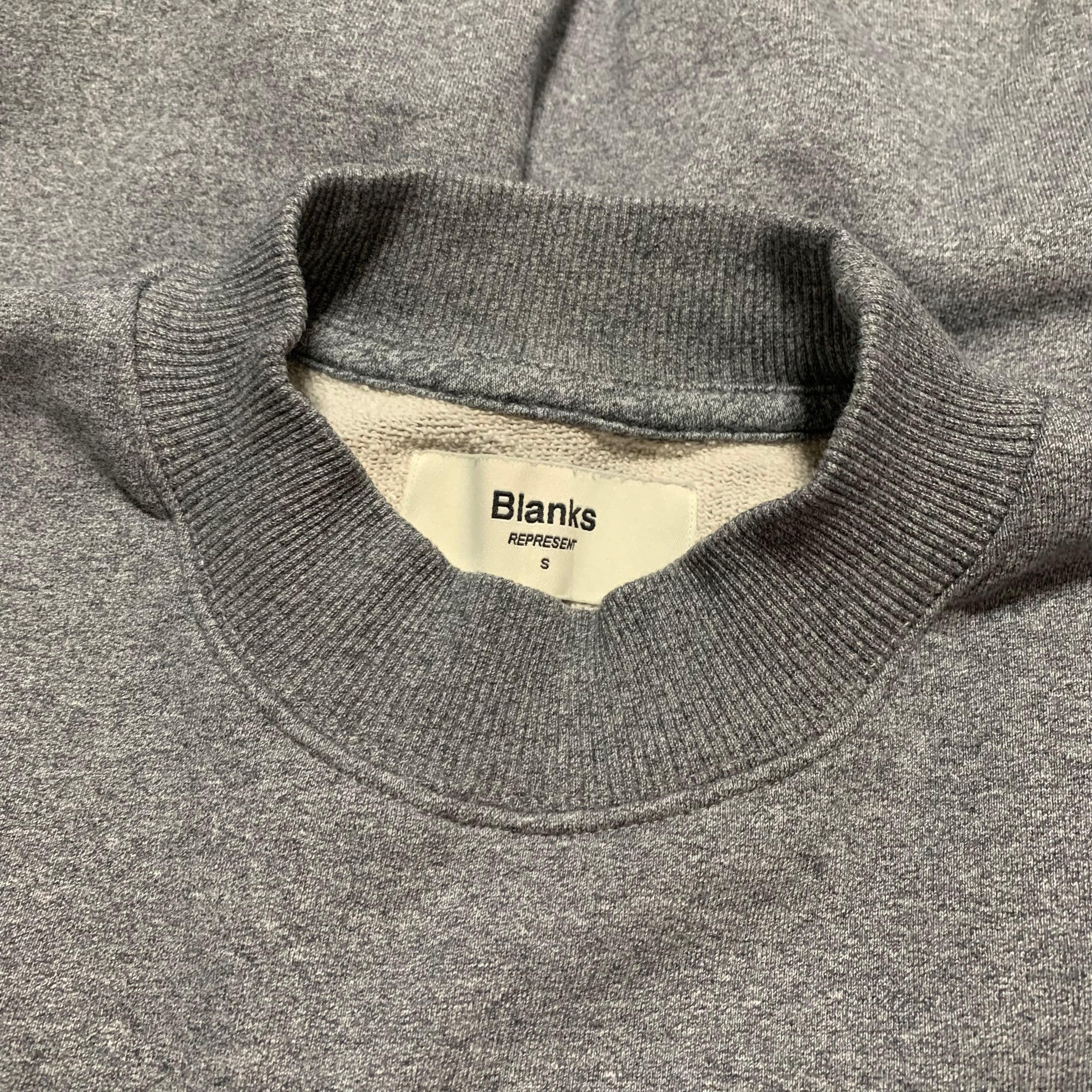 Represent Small Blanks Grey Sweater Sweatshirt Crewneck