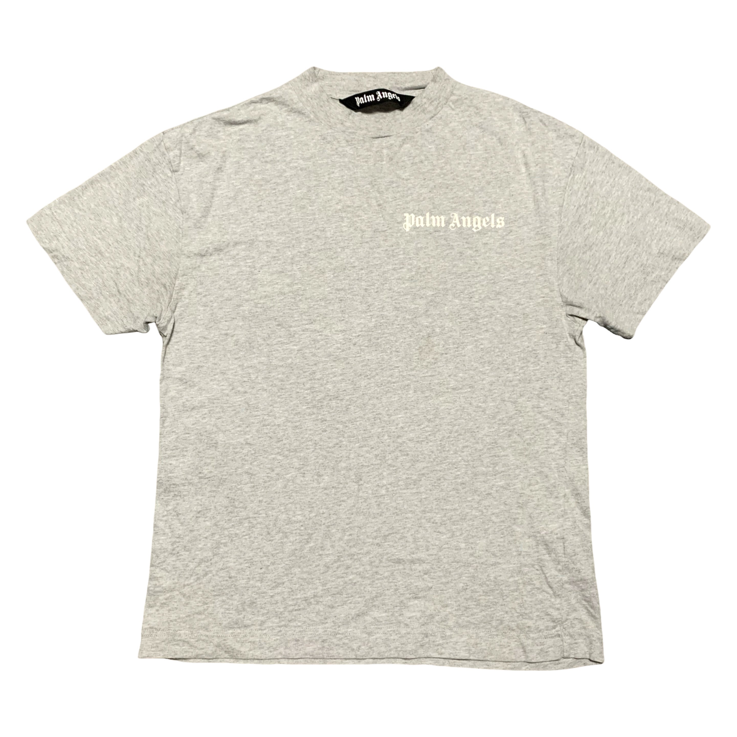 Palm Angels Small Classic Logo Grey Tee