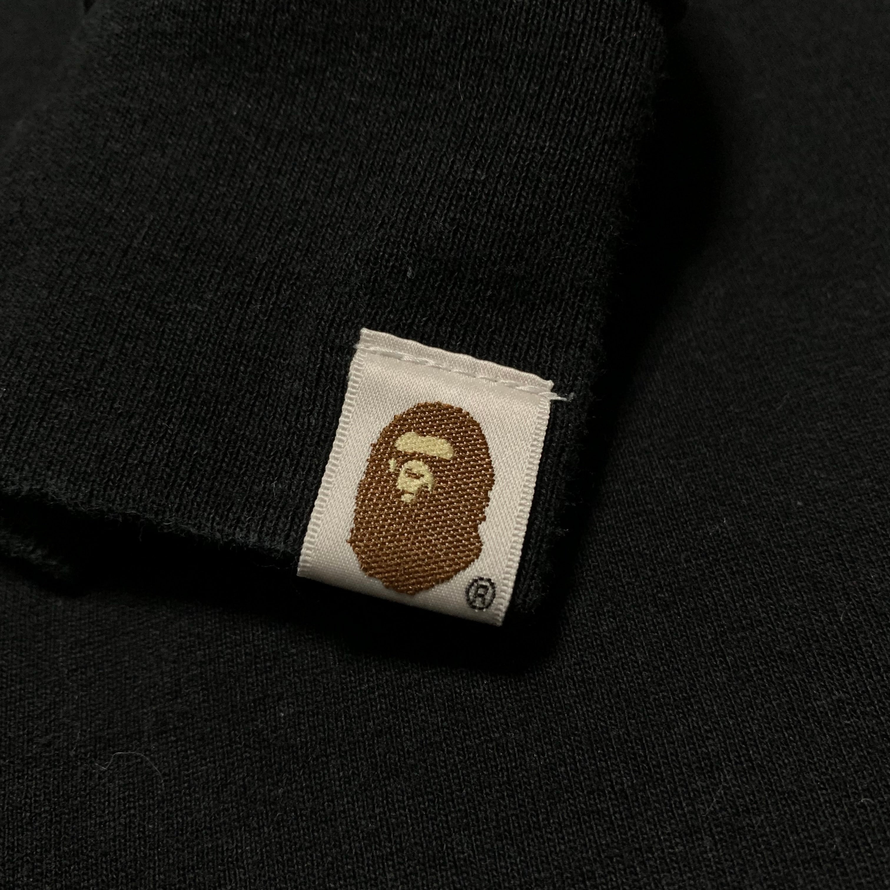 Bape Medium George & Gilbert Up God Black Long Sleeve Tee A Bathing Ape 2021