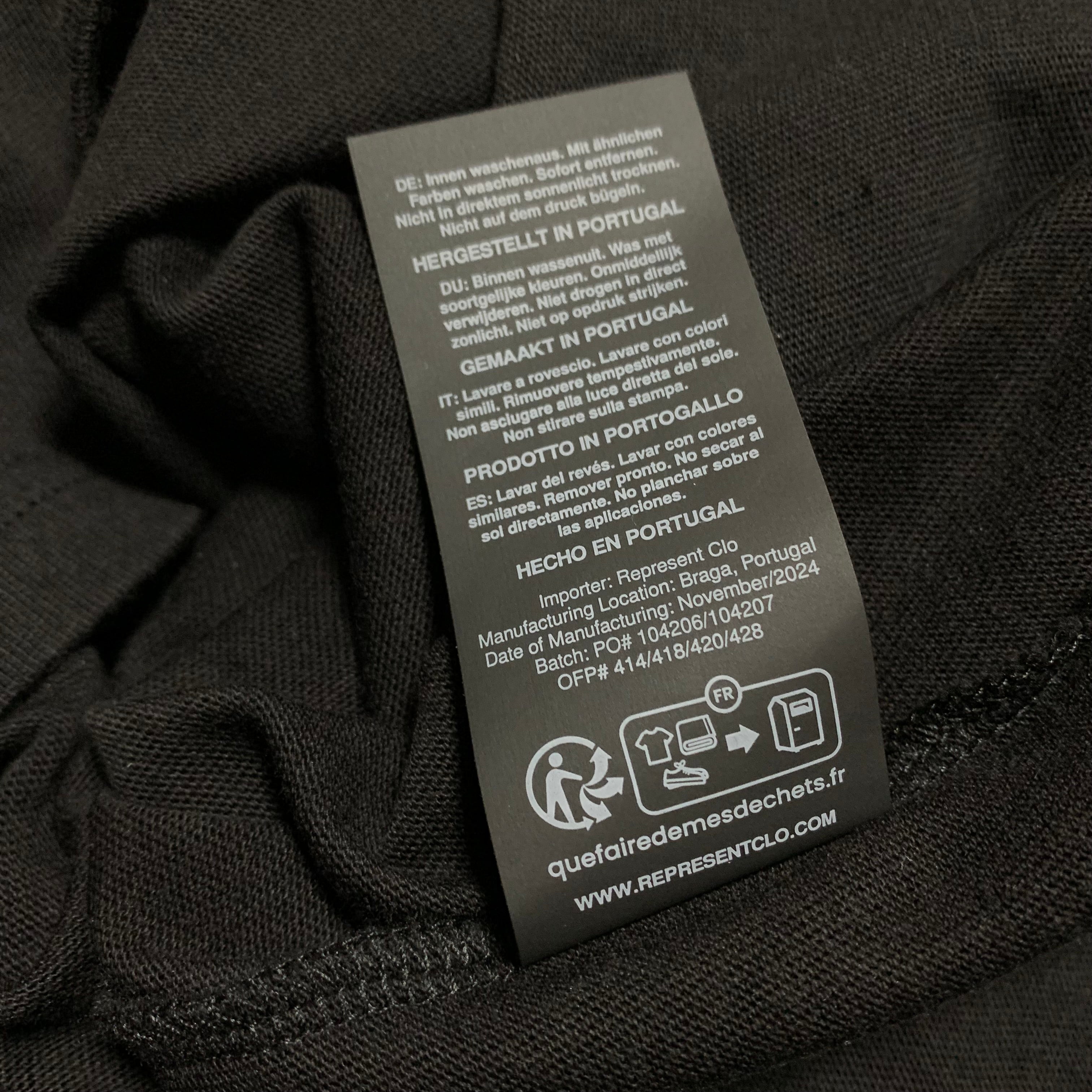 Represent Small Icarus Jet Black Tee Horizons