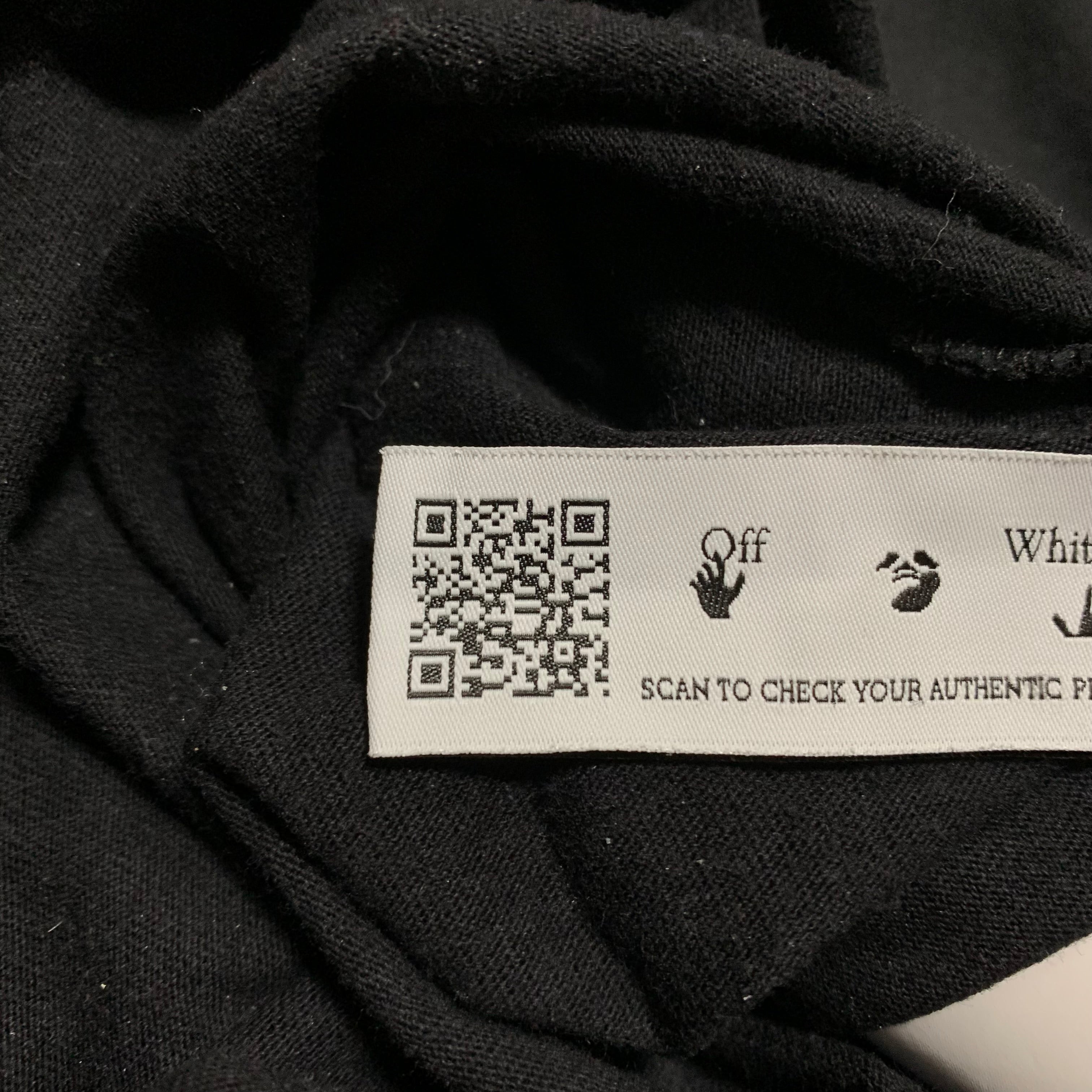 Off White Large Off Caravaggio Black Tee Virgil Abloh