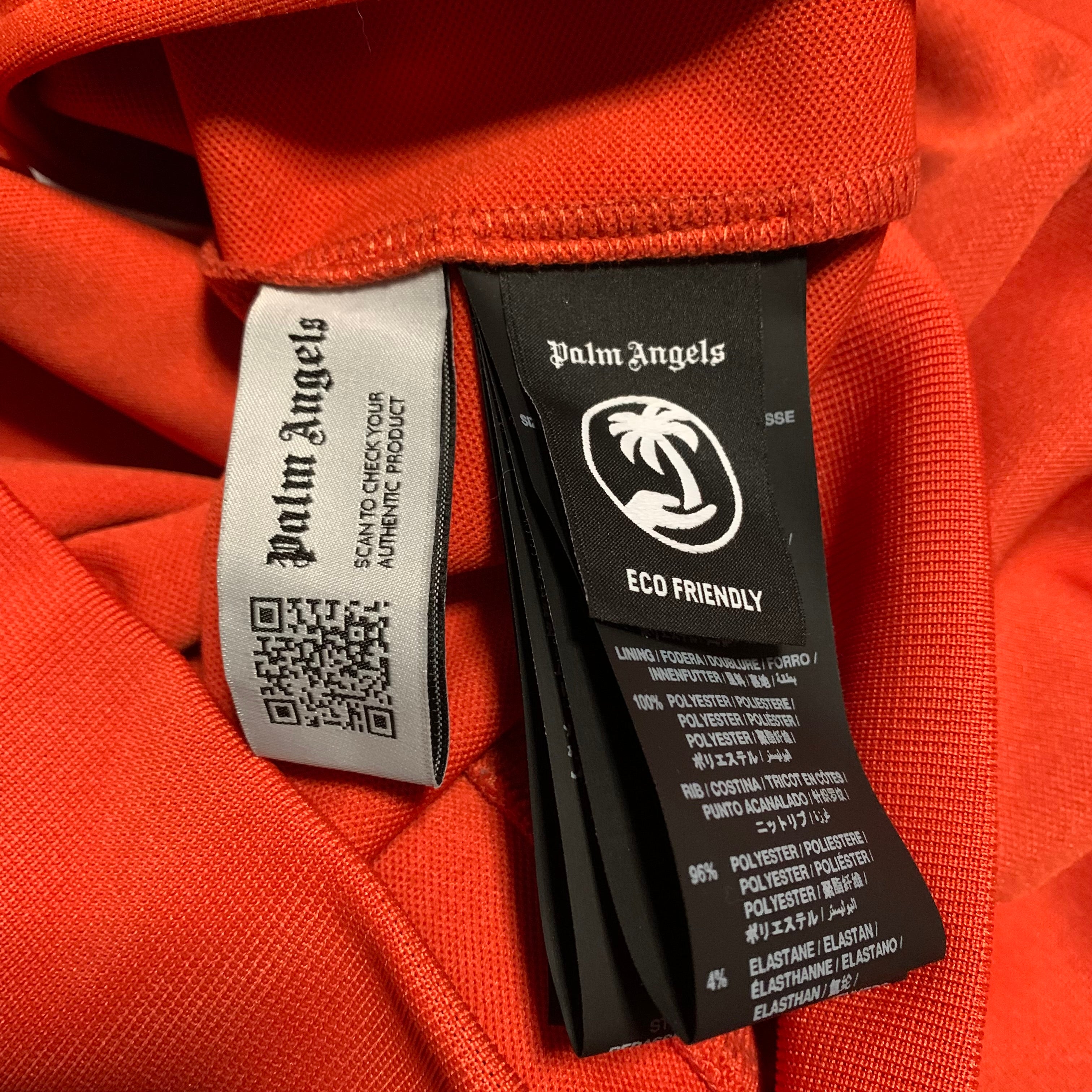 Palm Angels Small Classic Track Jacket Orange