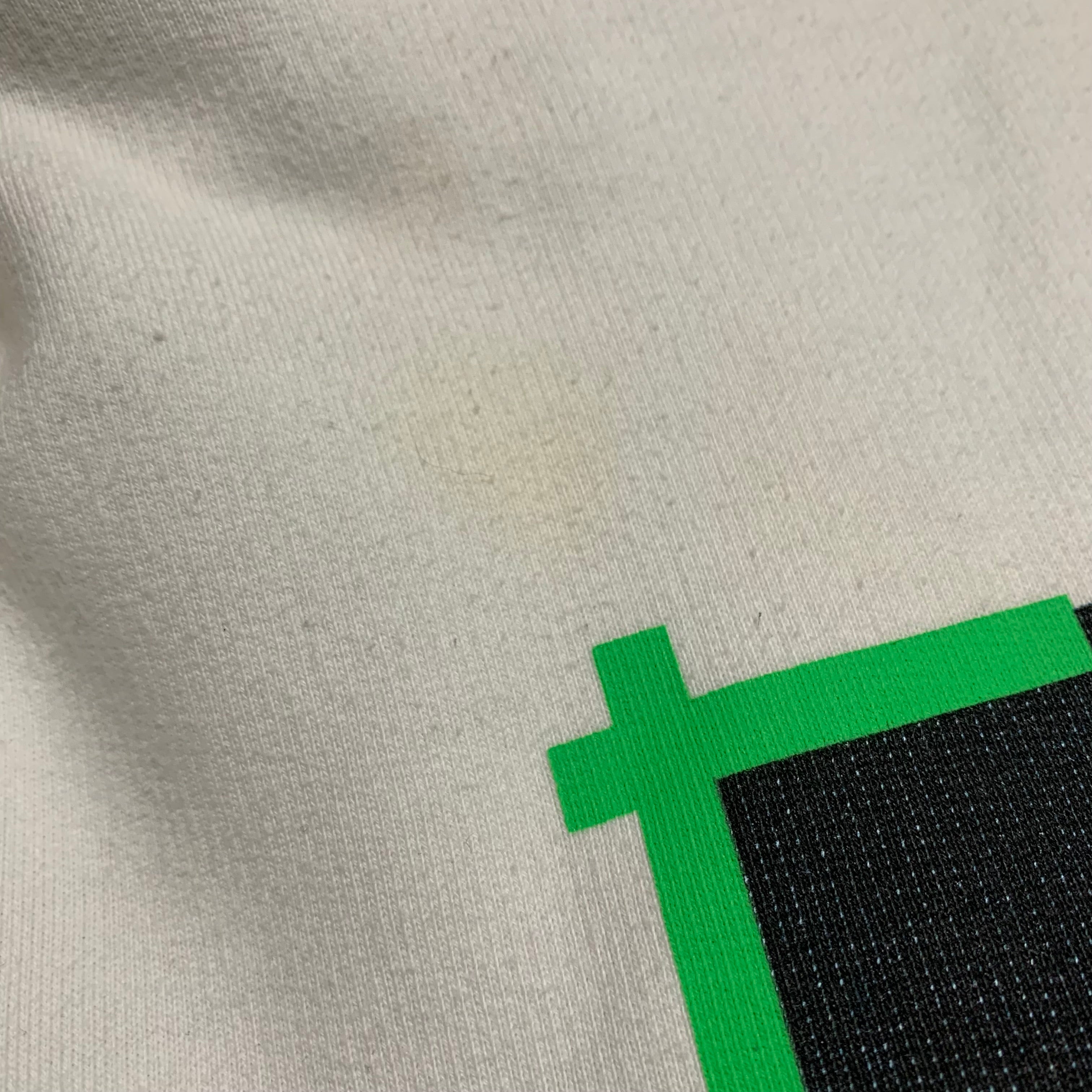 Off White Medium Pascal Arrows White Hoodie Virgil Abloh