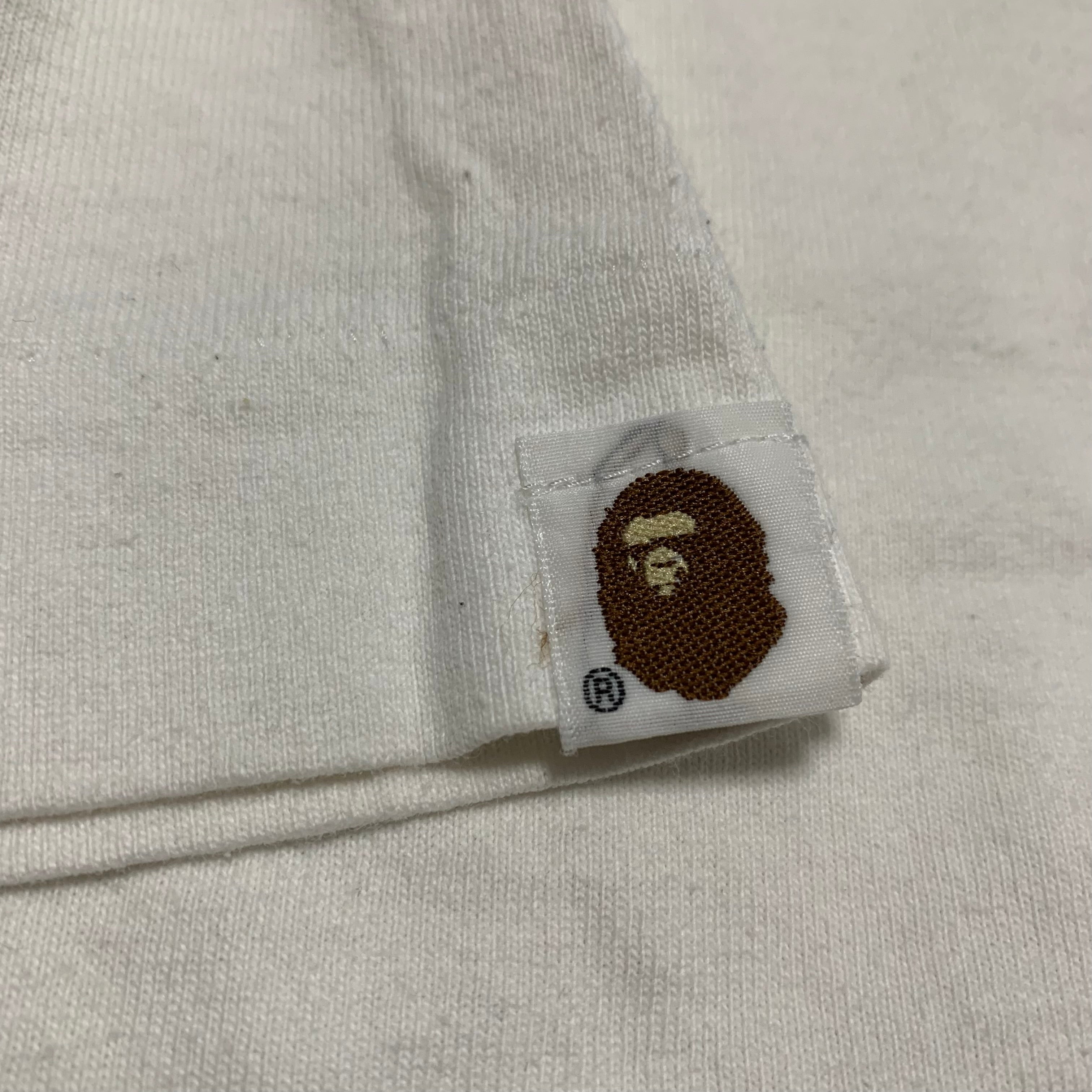 Bape Large Mout Exhibition White Tee A Bathing Ape Limited Edition Vintage