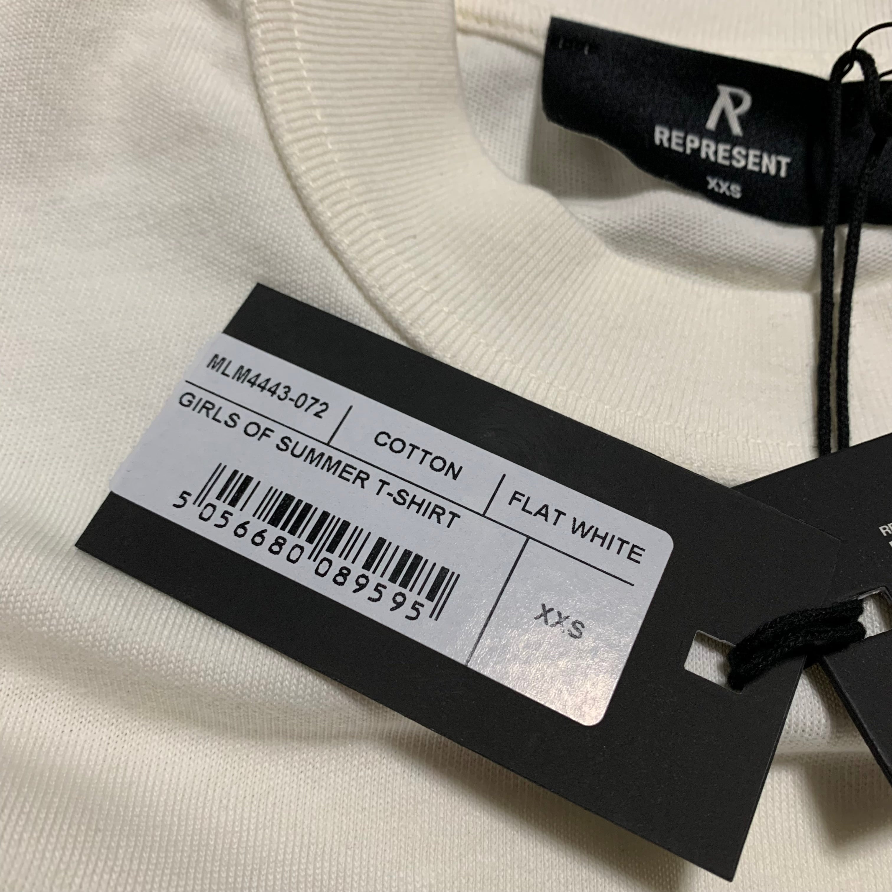 Represent XXS Girls Of Summer Flat White Tee