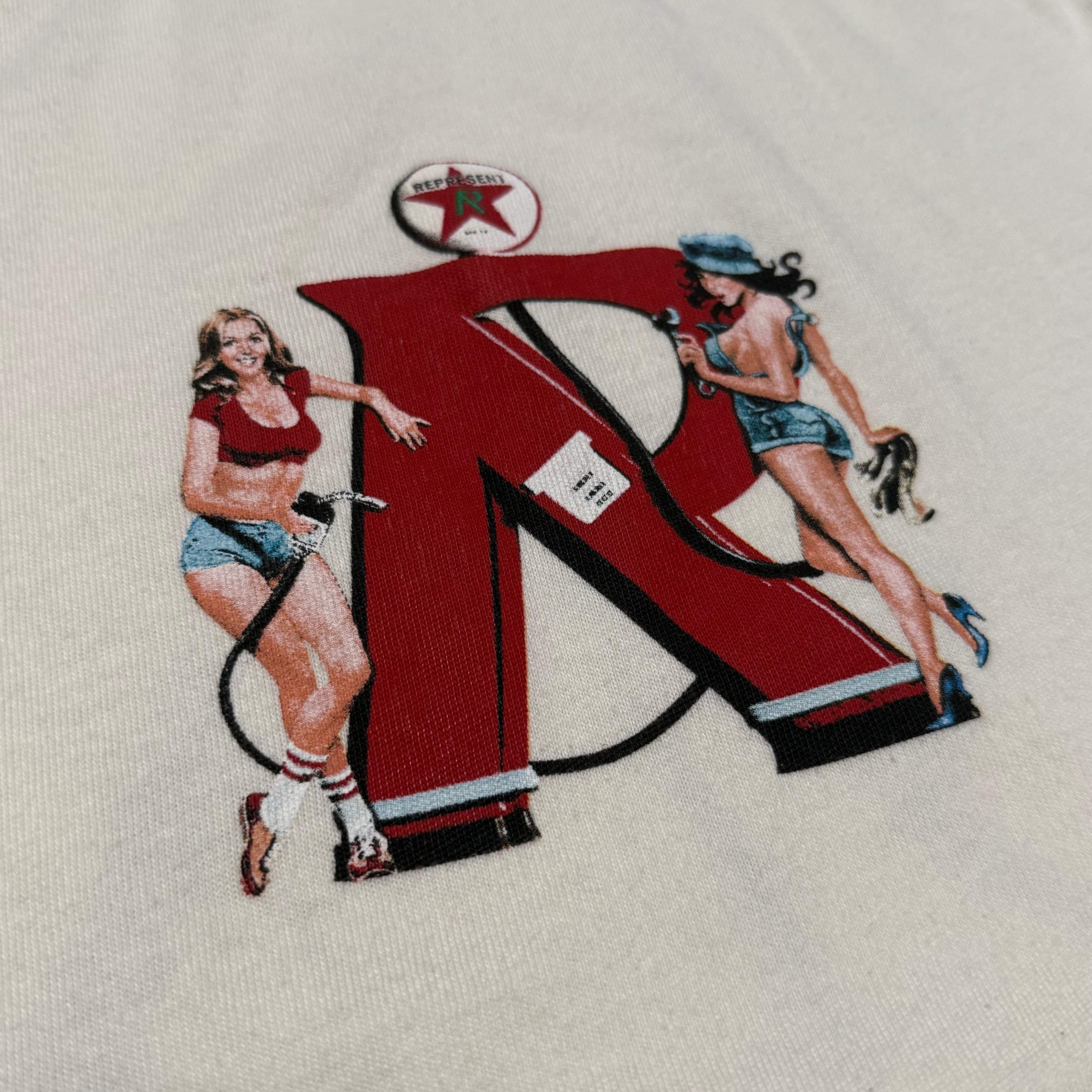 Represent XS Premium Flat White Tee