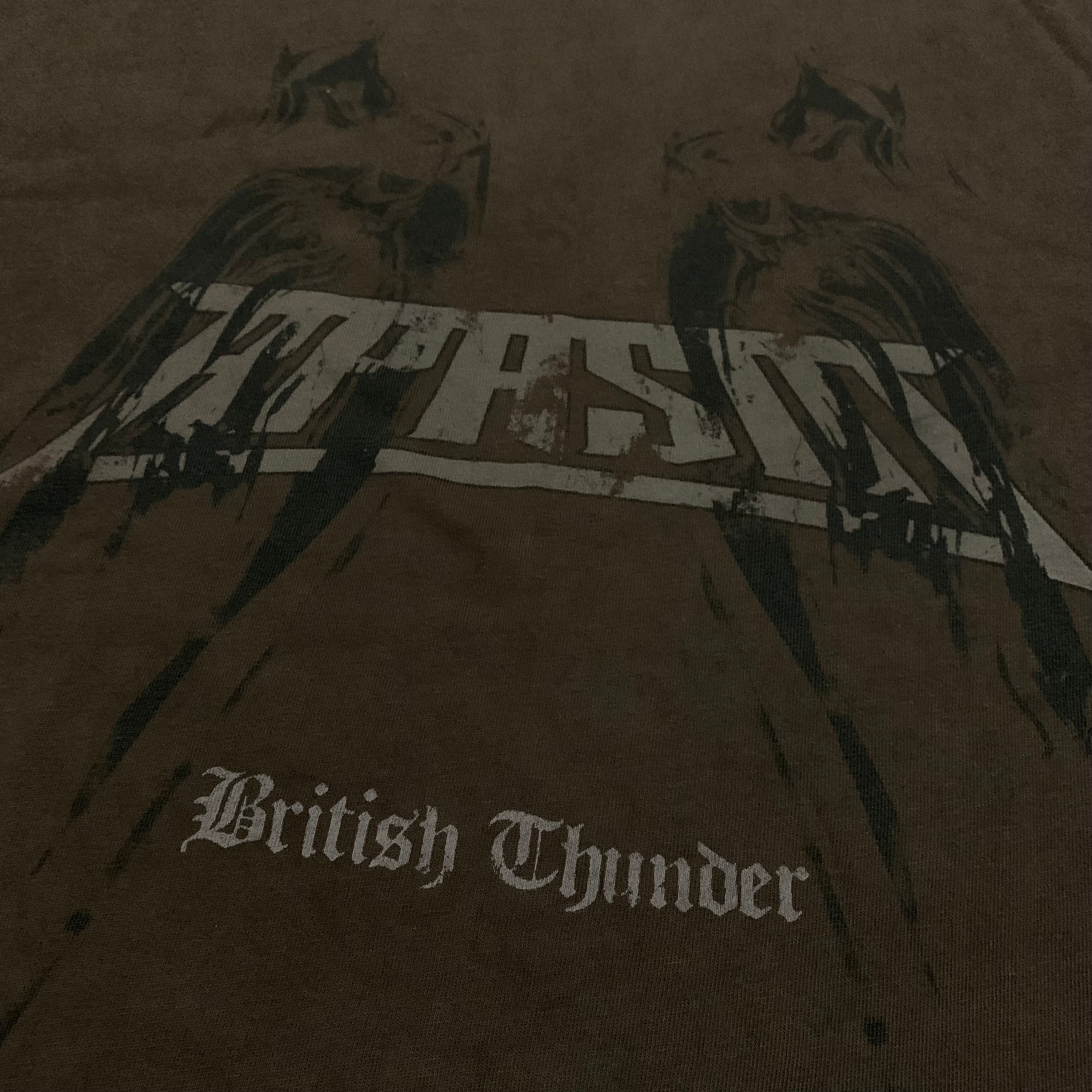Represent Large British Thunder Vintage Brown Tee