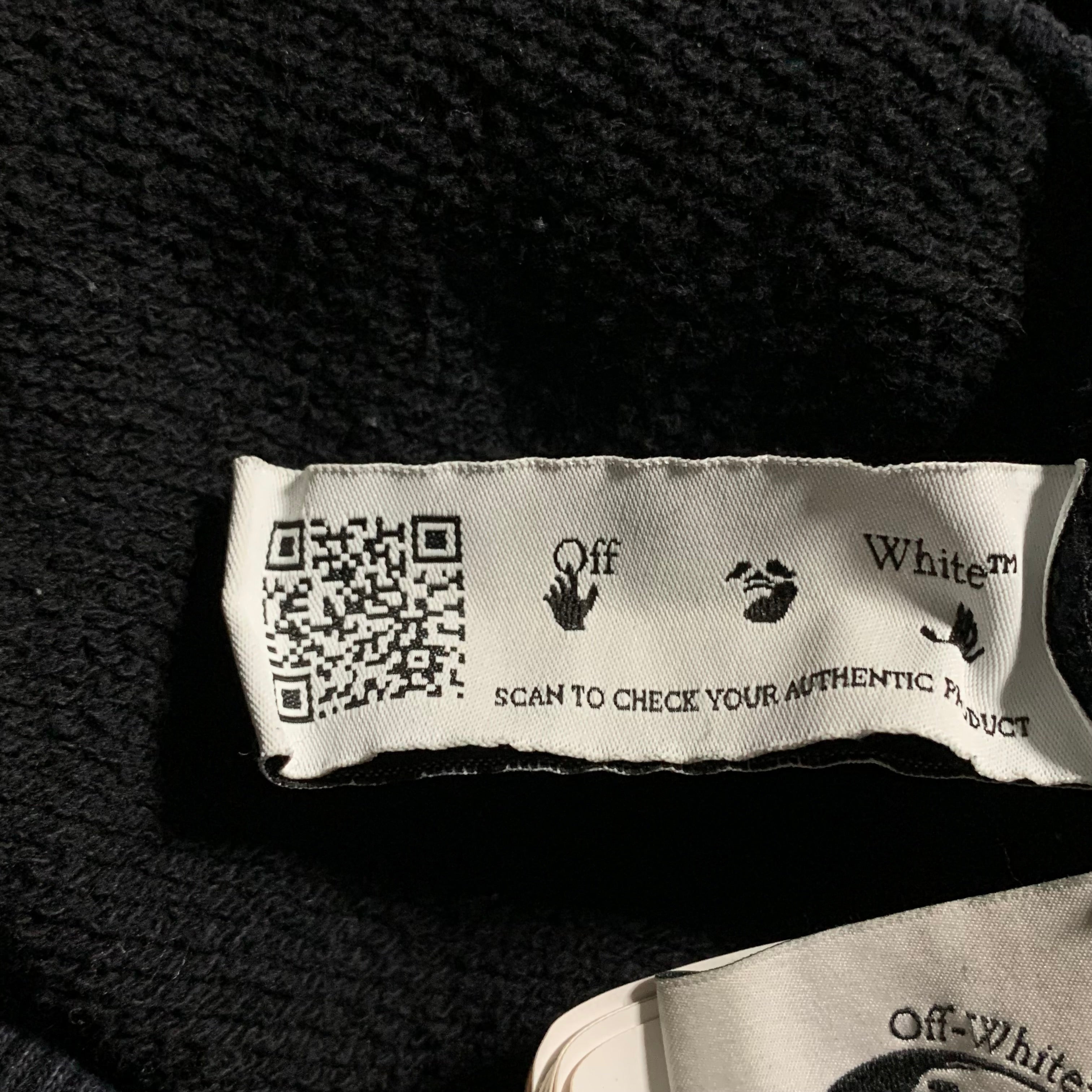 Off White Small Gradient Arrows Black Sweatshirt Crewneck Virgil Abloh