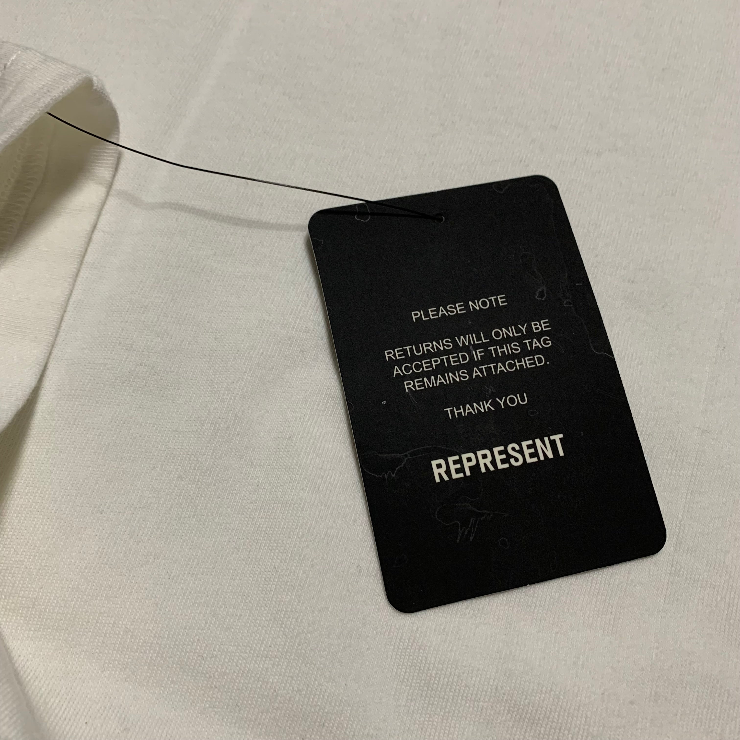 Represent Medium Owners Club Pink White Tee