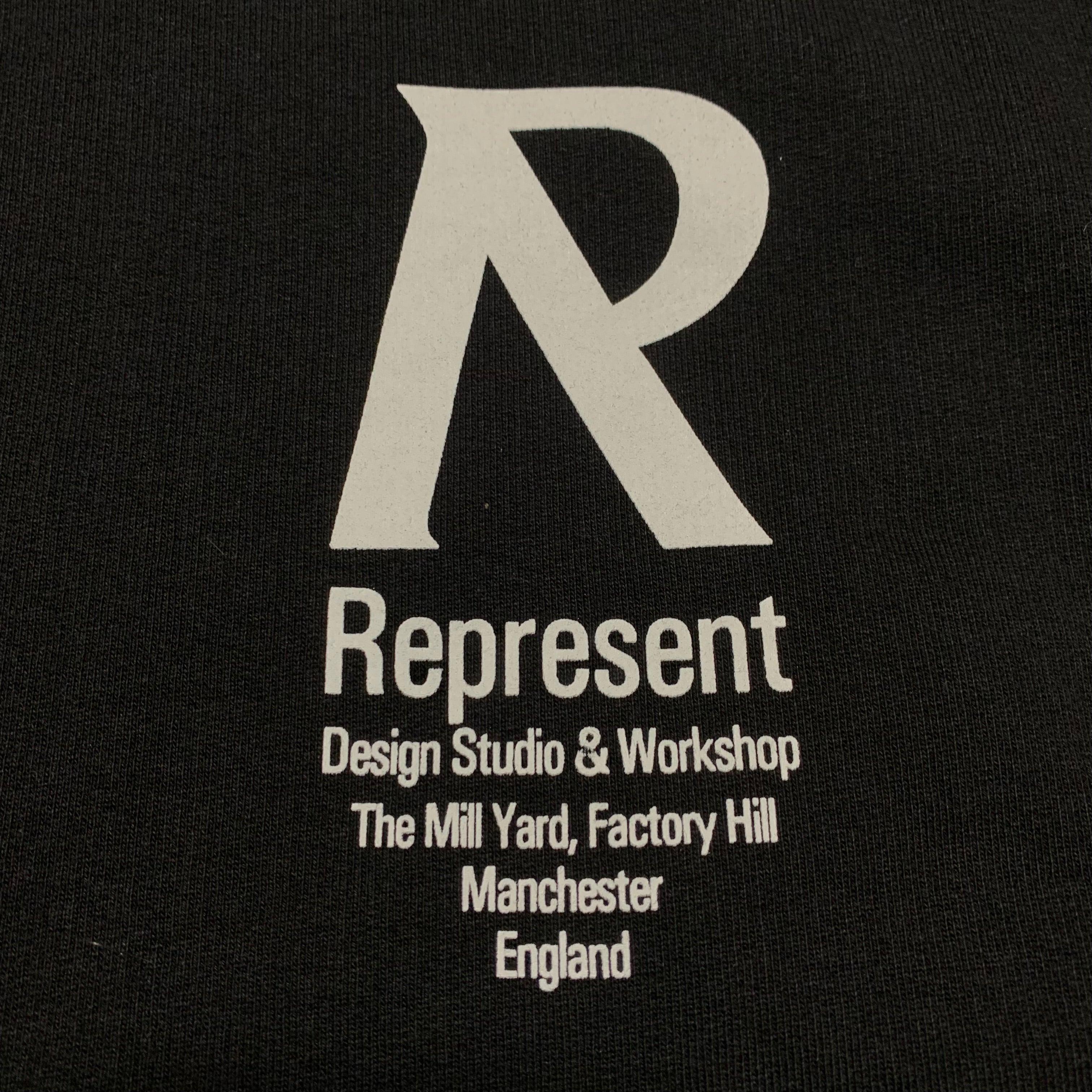 Represent Small Black Sweater Sweatshirt Design & Studio Crewneck