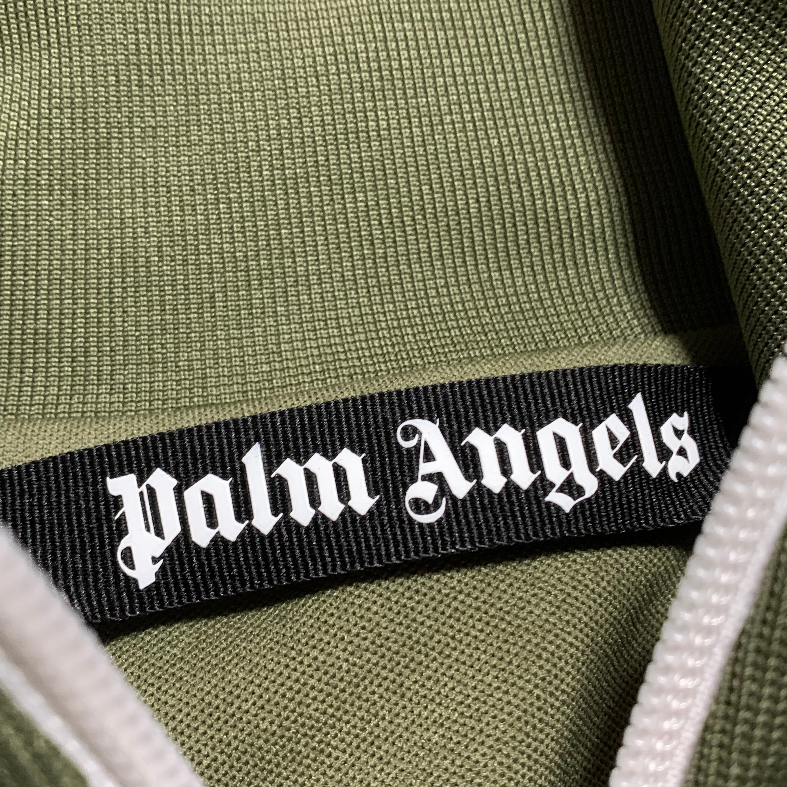 Palm Angels Large Track Jacket Classic Khaki Green Jacket