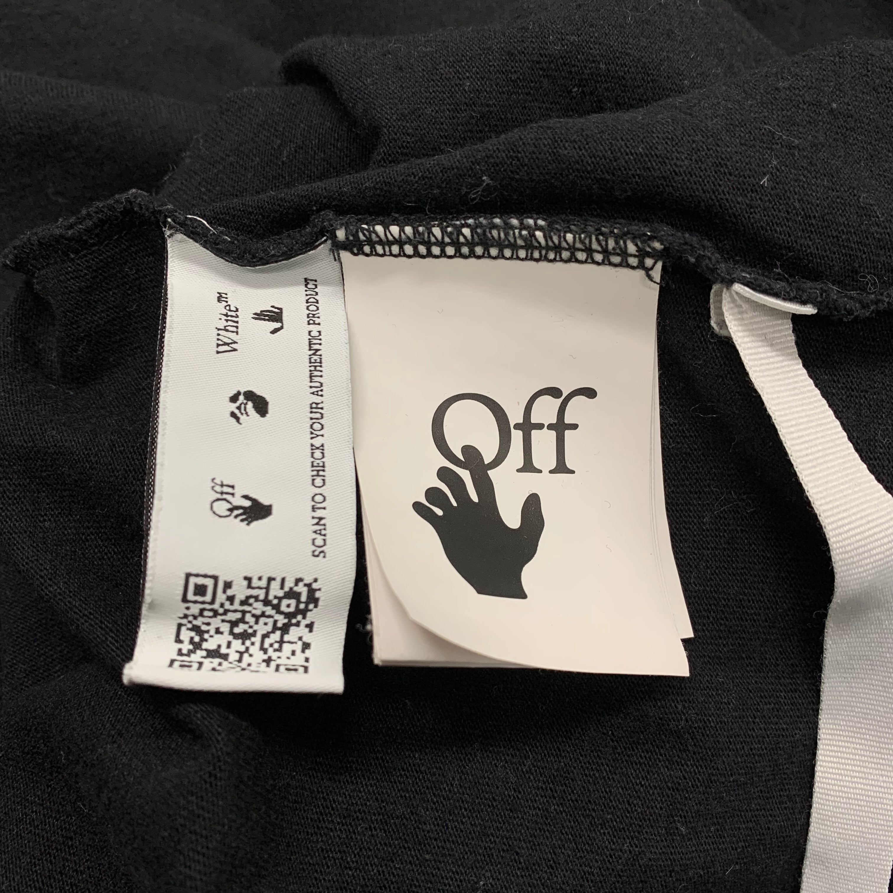 Off White Large Tee Caravaggio Graphic Black T-Shirt Virgil Abloh