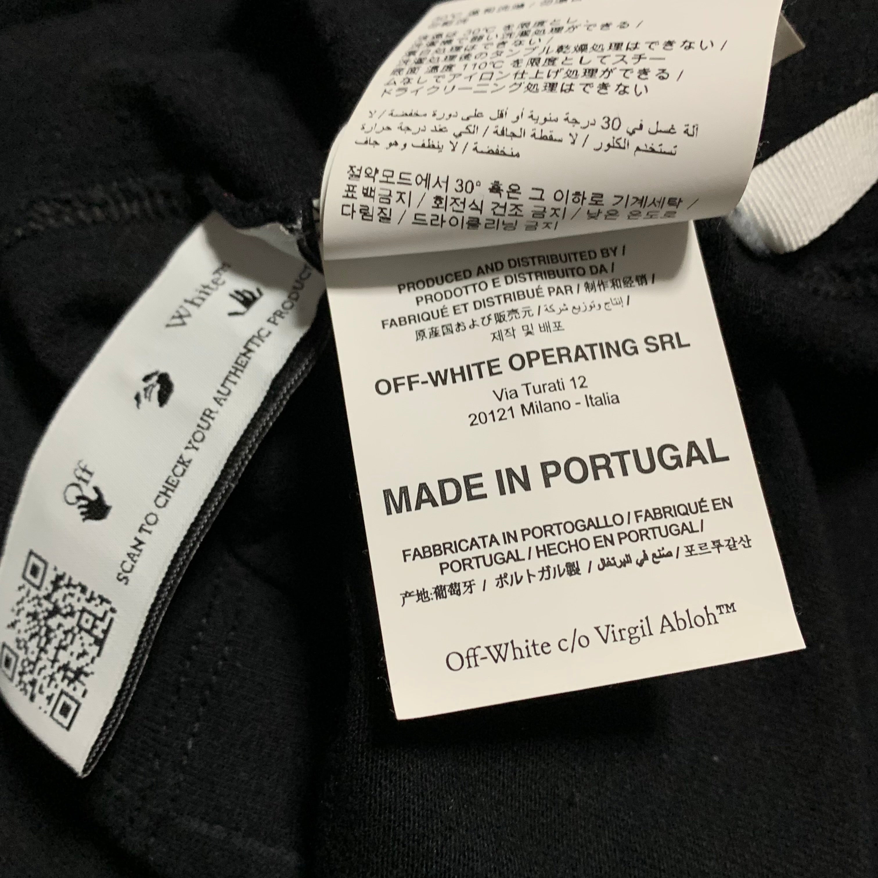 Off White Small Liquid Mirko Black Tee Virgil Abloh