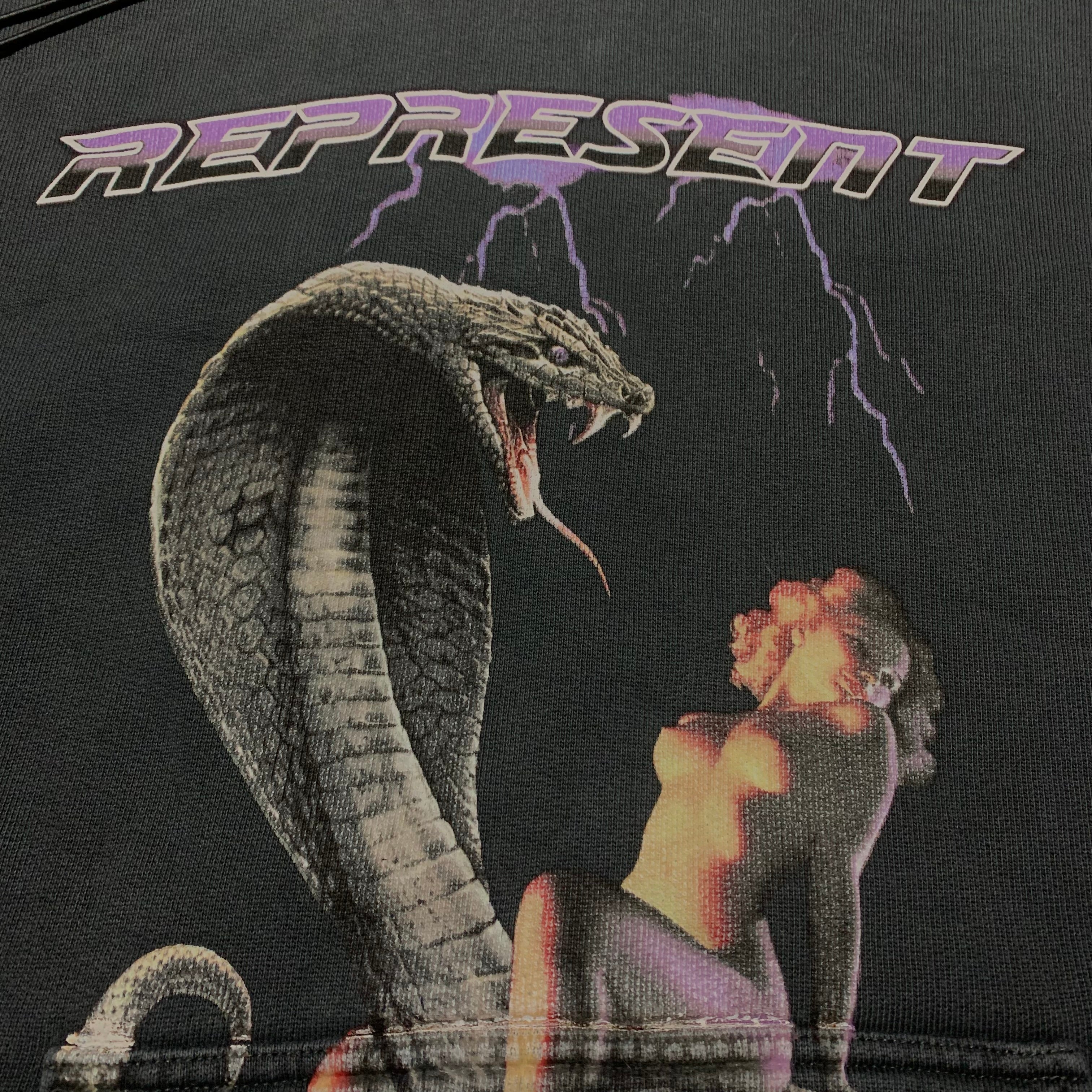 Represent Large Love Hunter Vintage Black Hoodie