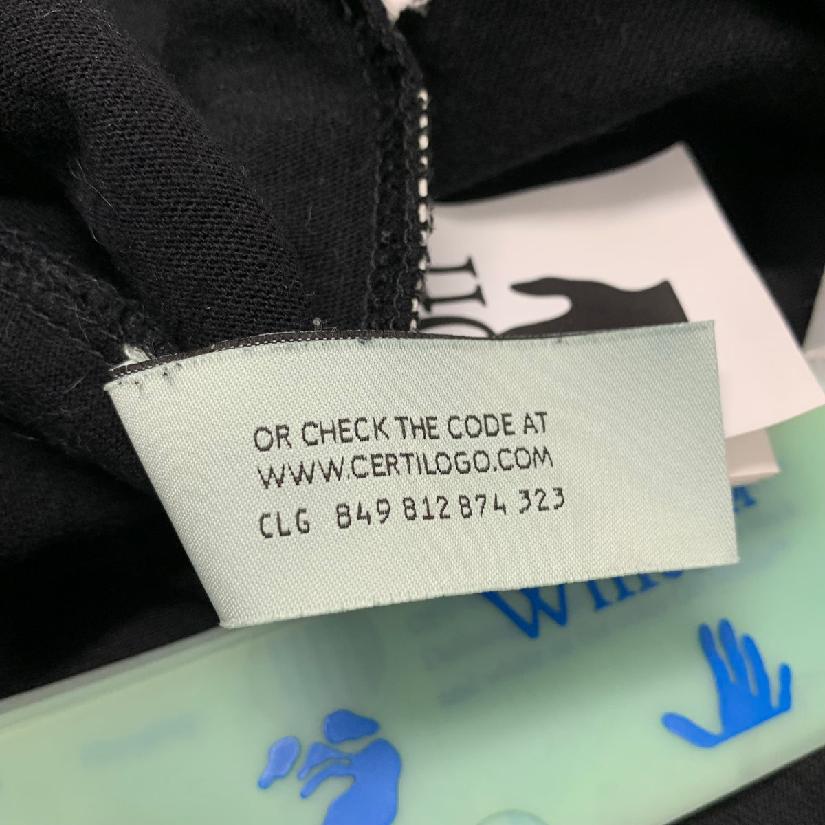 Off White Small Tee Caravaggio Arrows Black T-Shirt Virgil Abloh