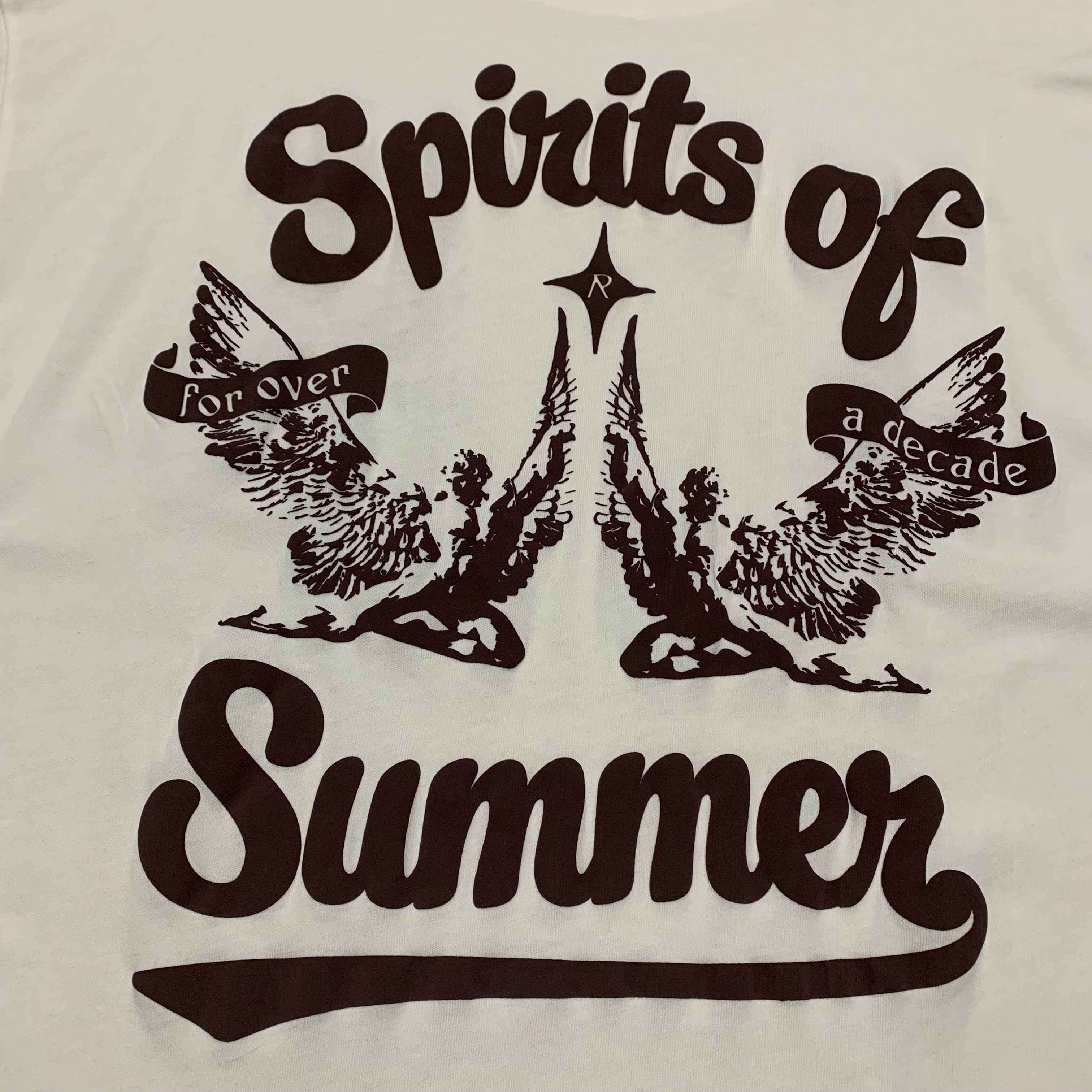 Represent Medium Spirits Of Summer Flat White Tee