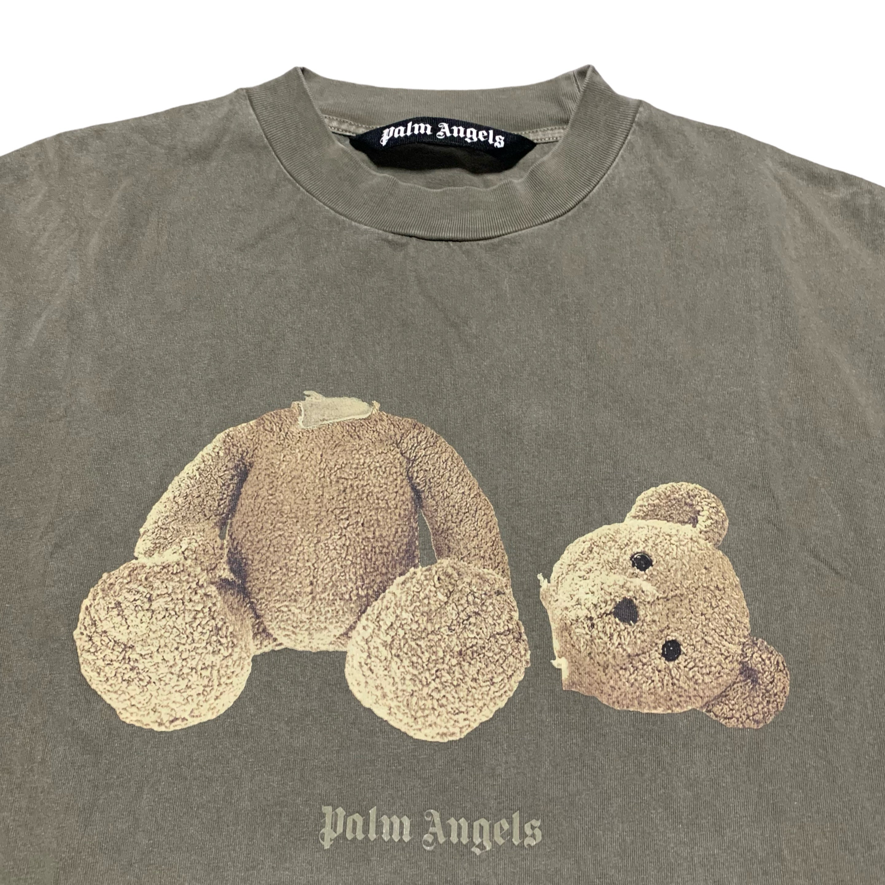 Palm Angels Medium Kill The Bear Green Tee
