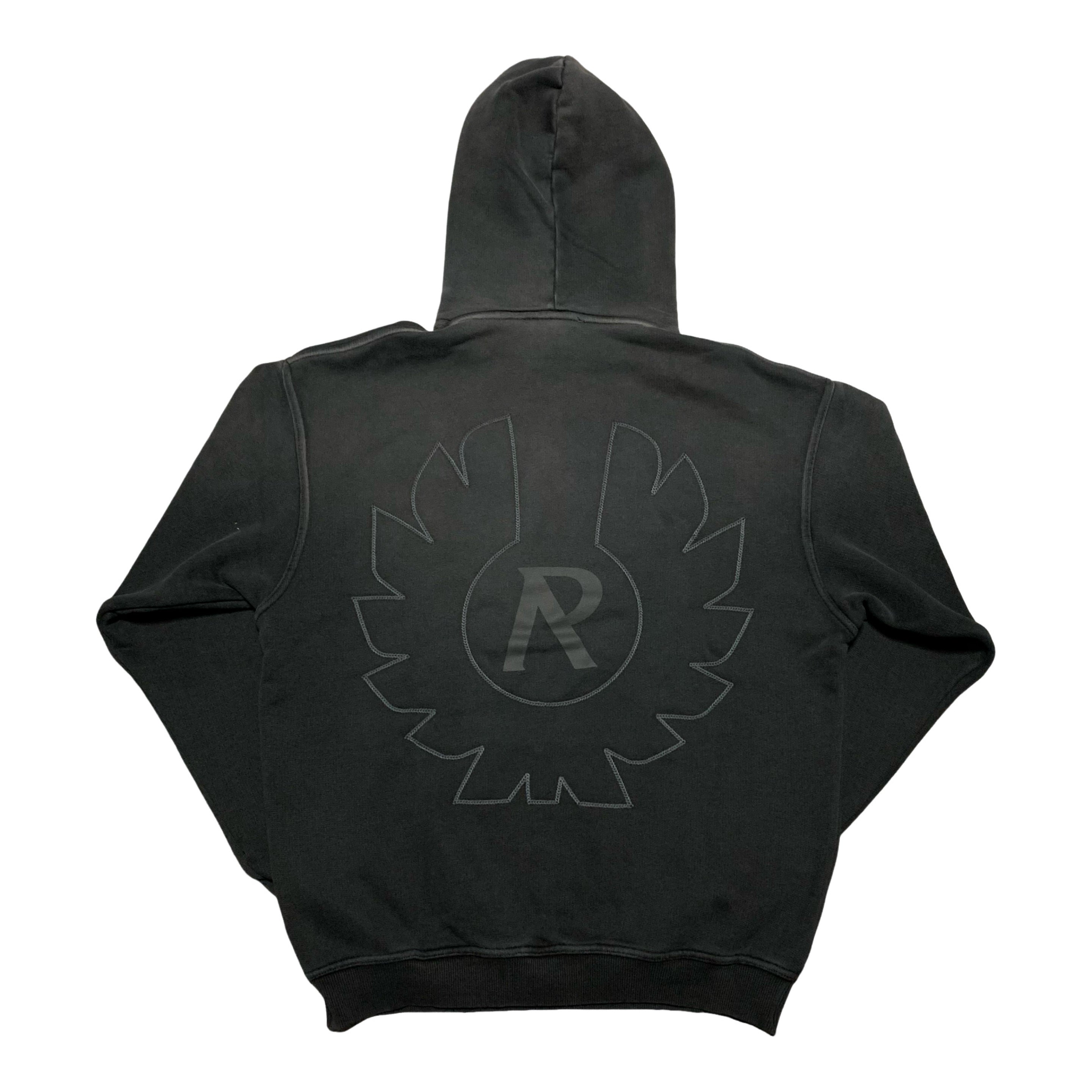 Represent Small Belstaff Outline Phoenix Hoodie Shadow Black (RRP £190)