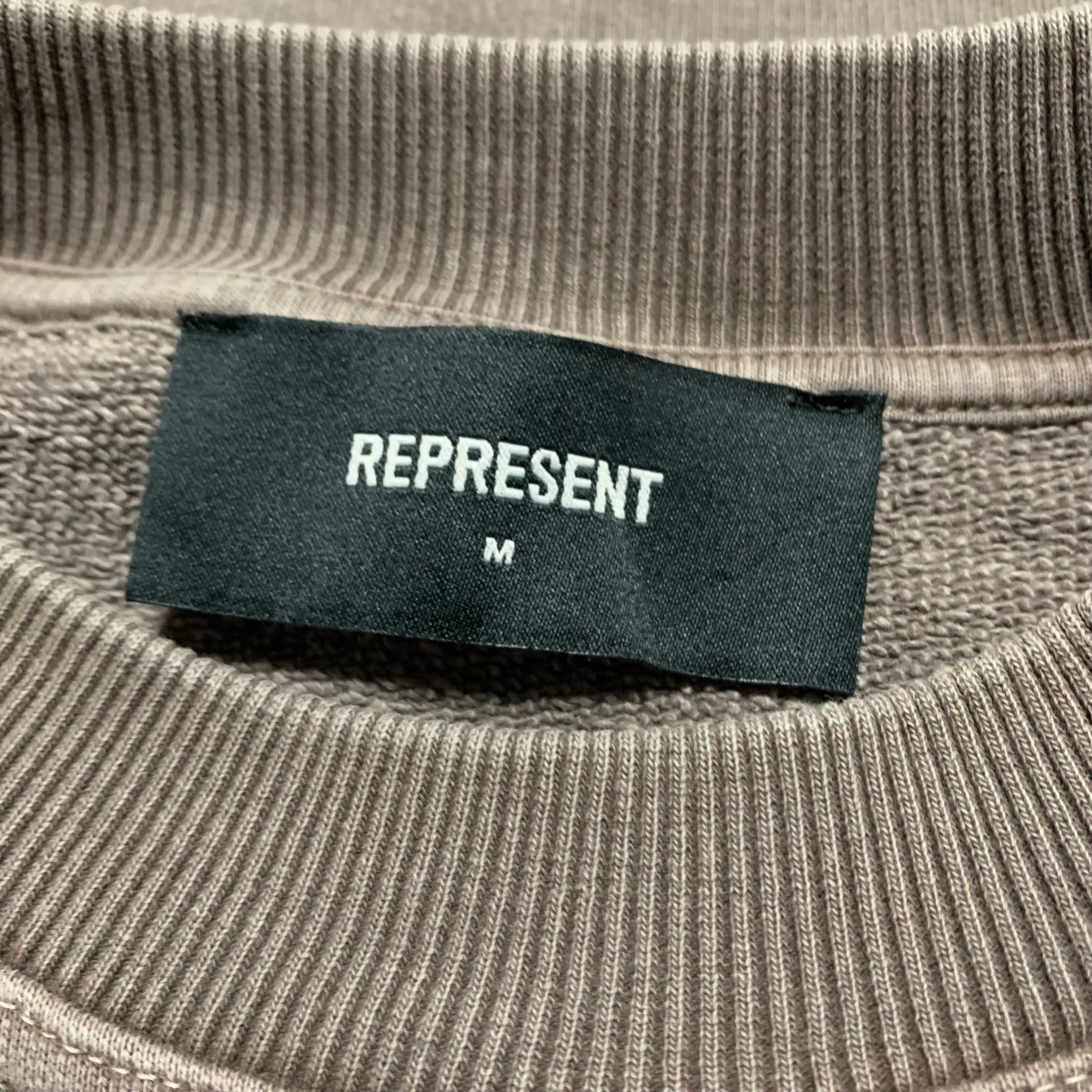 Represent Medium Owners Club Fog Sweater Sweatshirt Crewneck