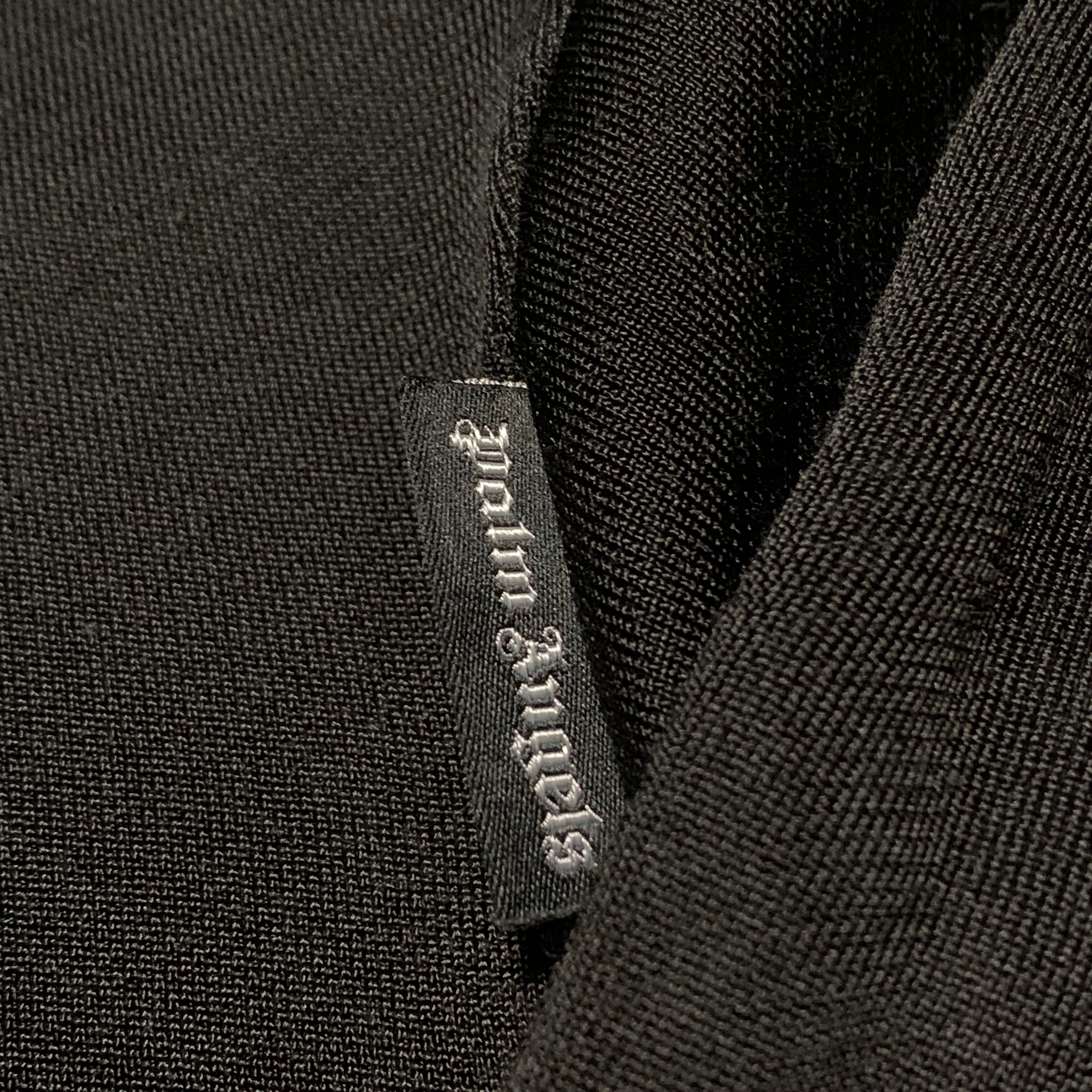 Palm Angels Large Broken Logo Black Sweatshirt Crewneck Virgil Abloh