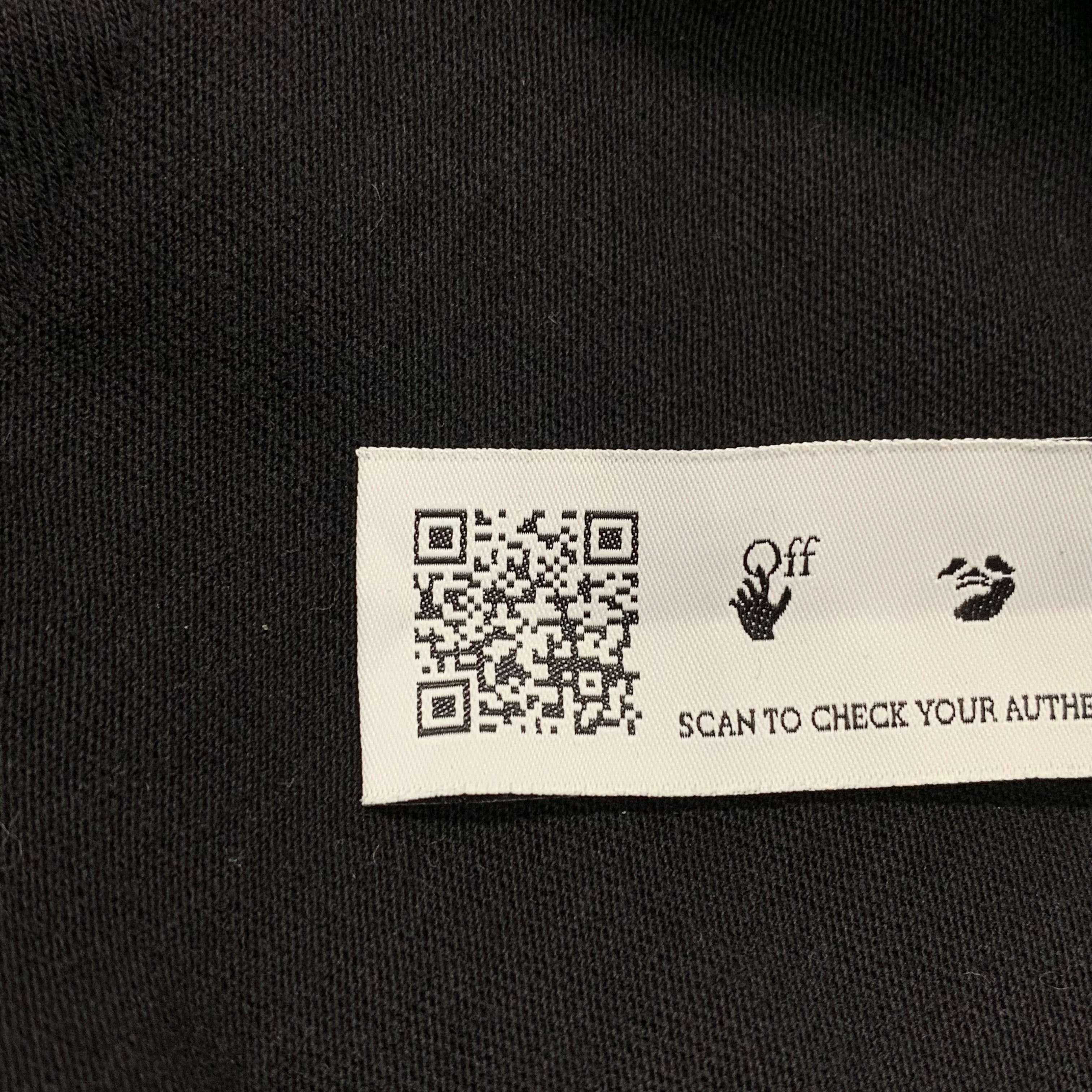 Off White Large Tee Diag Black T-Shirt Virgil Abloh