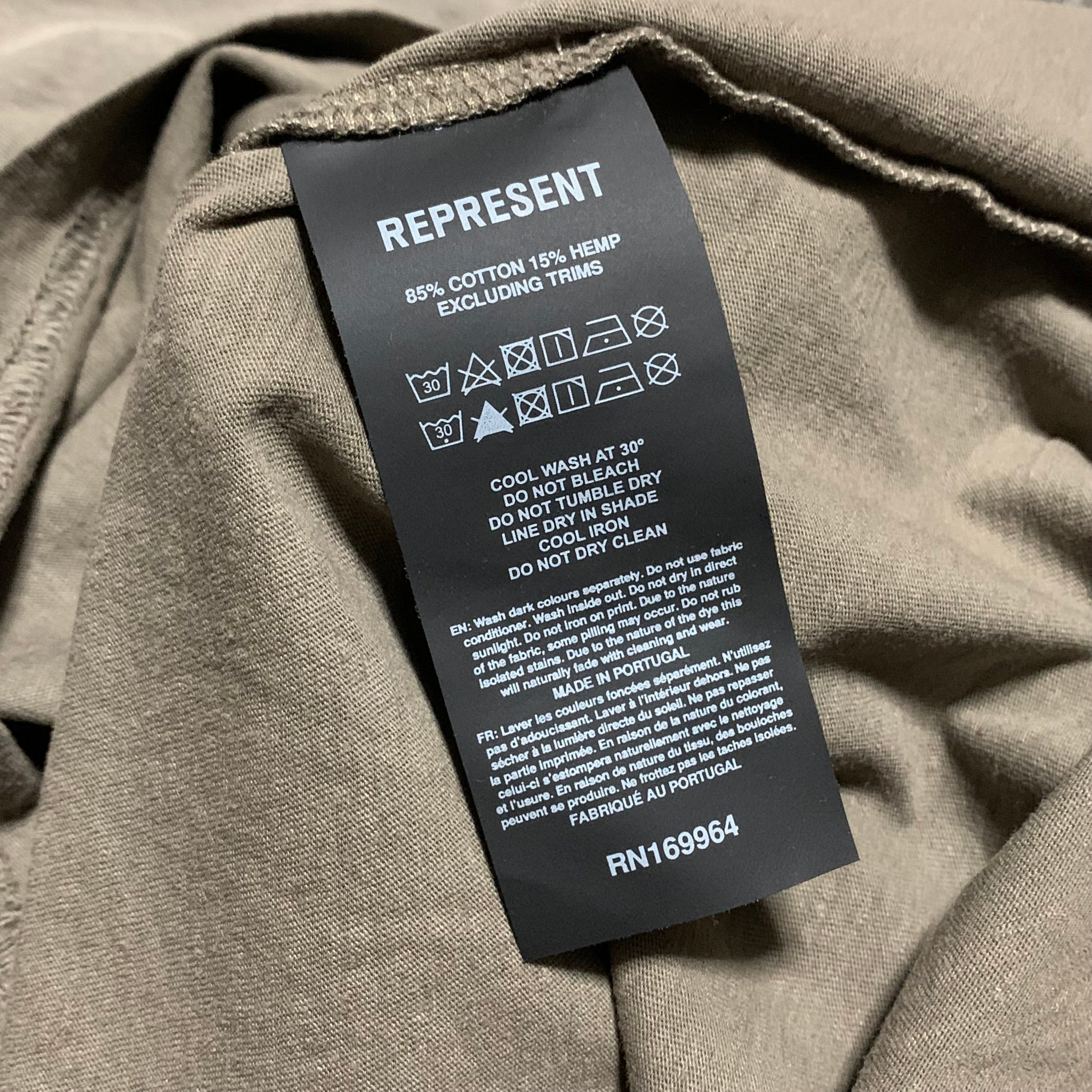 Represent XS Team Rep Dark Taupe Tee