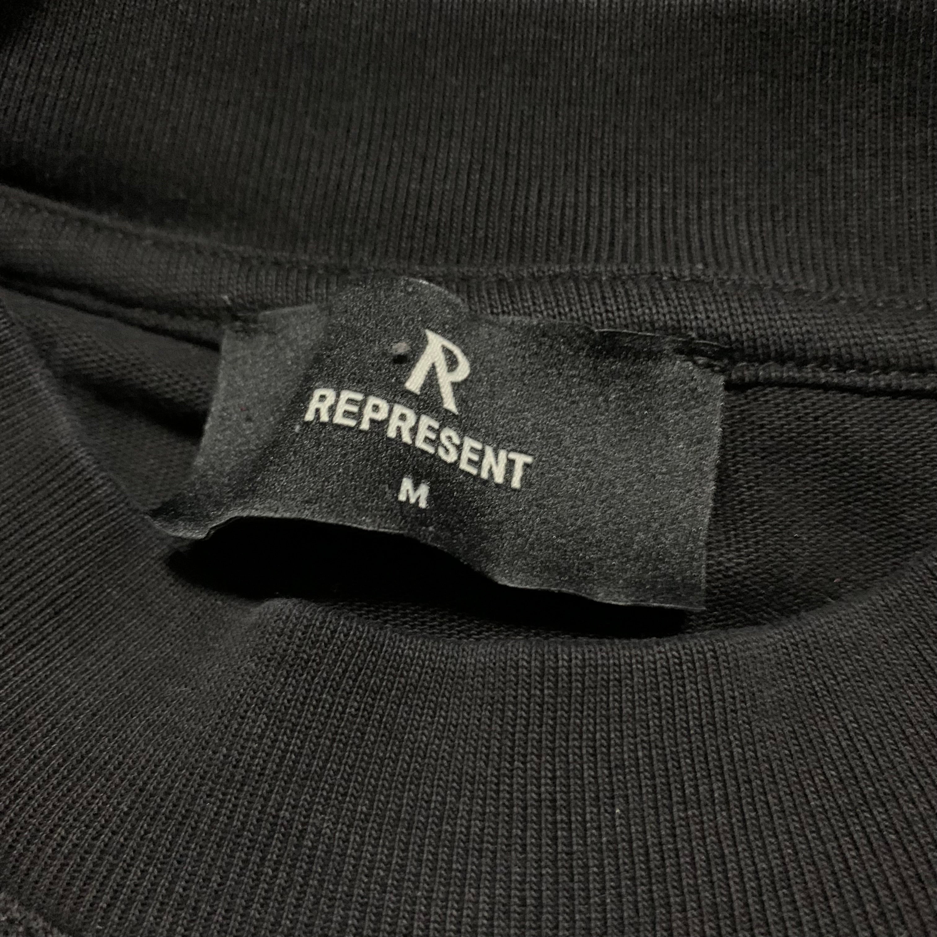 Represent Medium Icarus Jet Black Tee