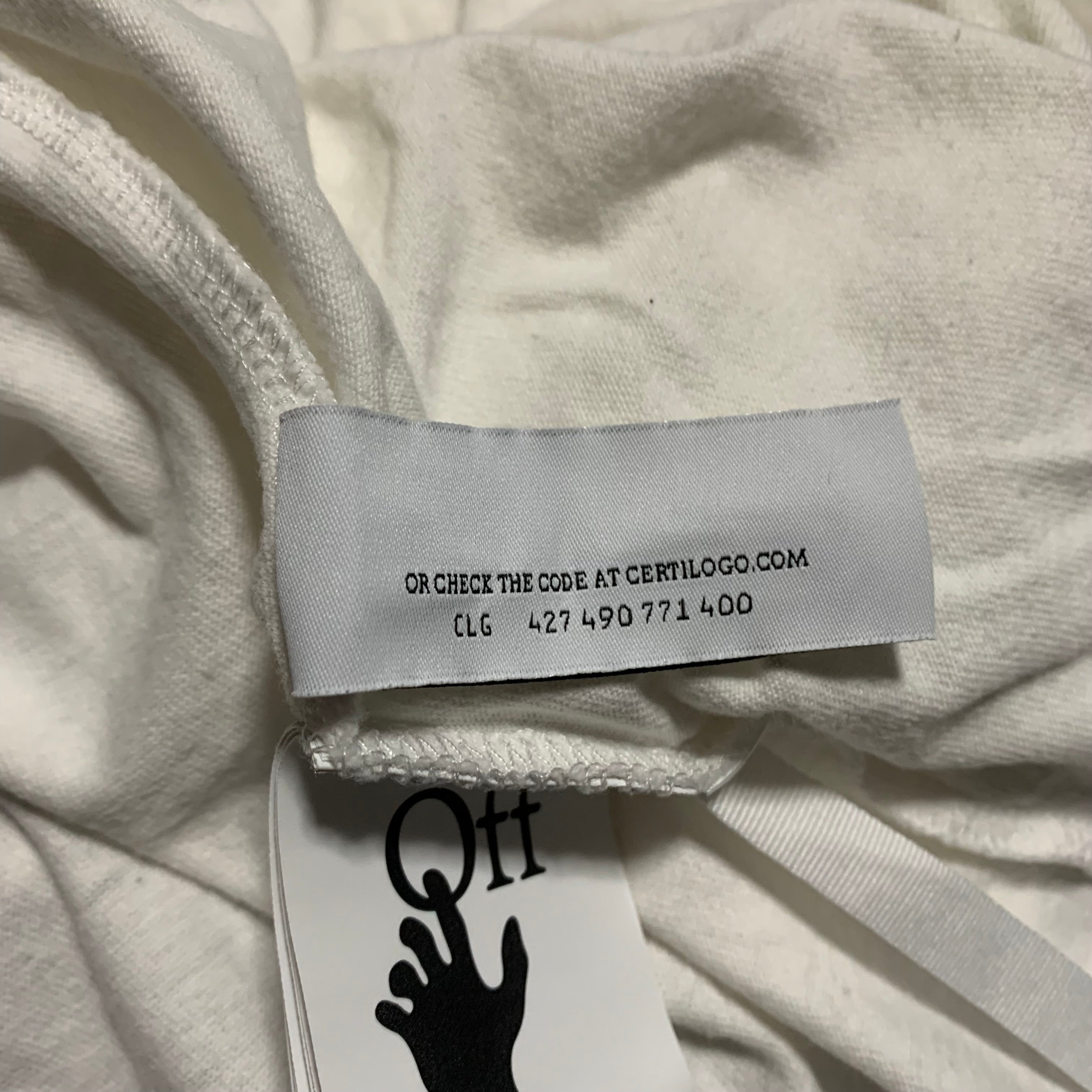 Off White Medium Marker Arrows White Tee Virgil Abloh