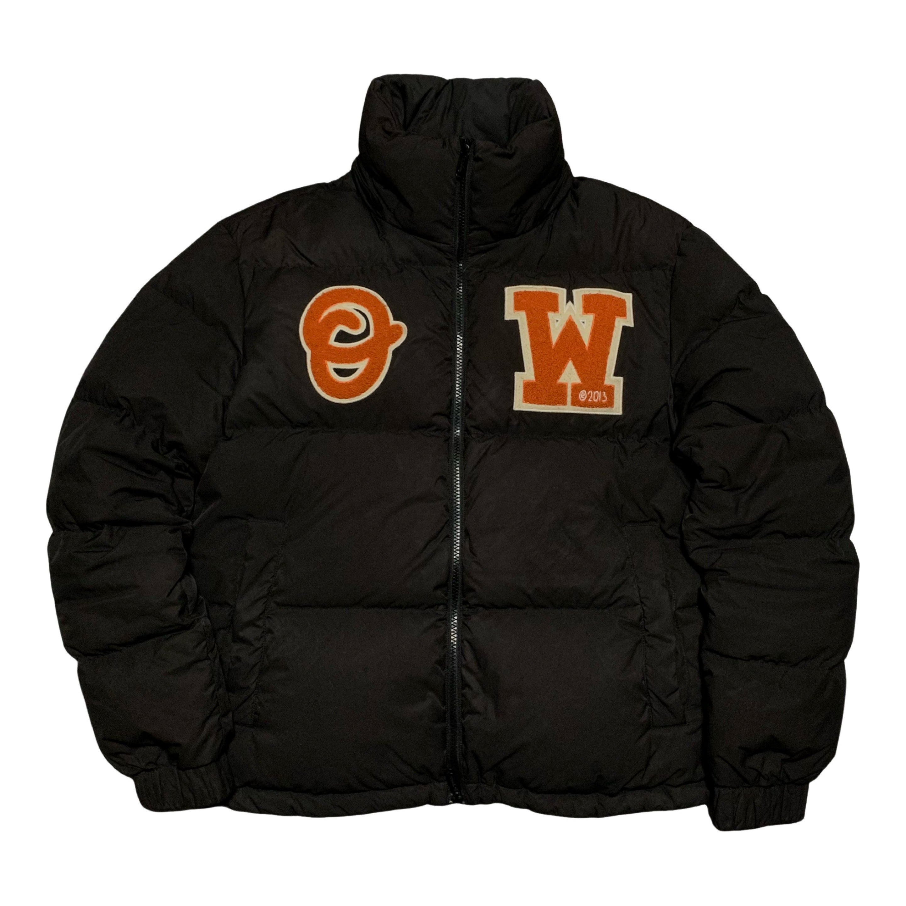 Off White Small Puffer Patch Logo Black Jacket Virgil Abloh 2022