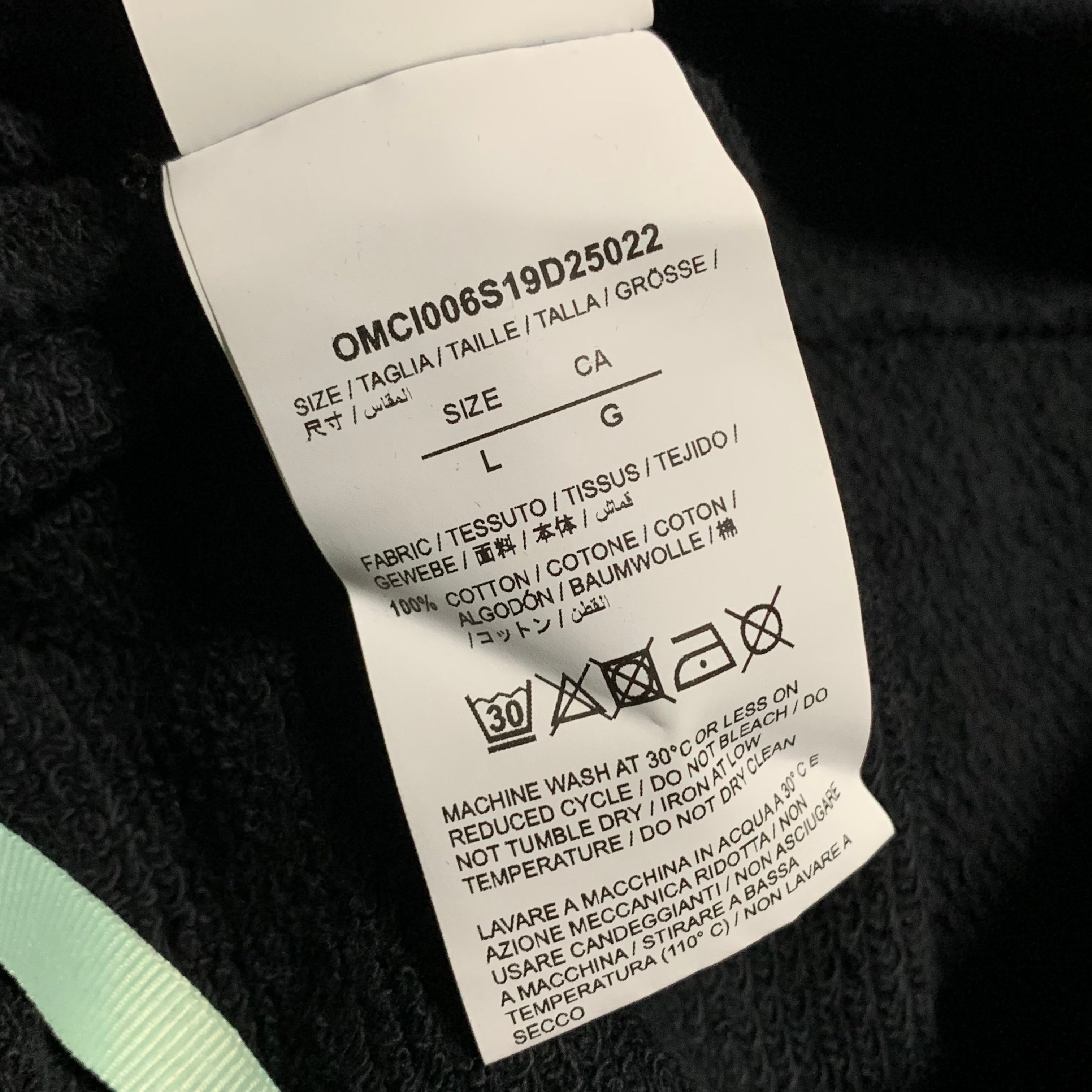 Off White Large Shorts Logo Black Shorts Bottoms Virgil Abloh